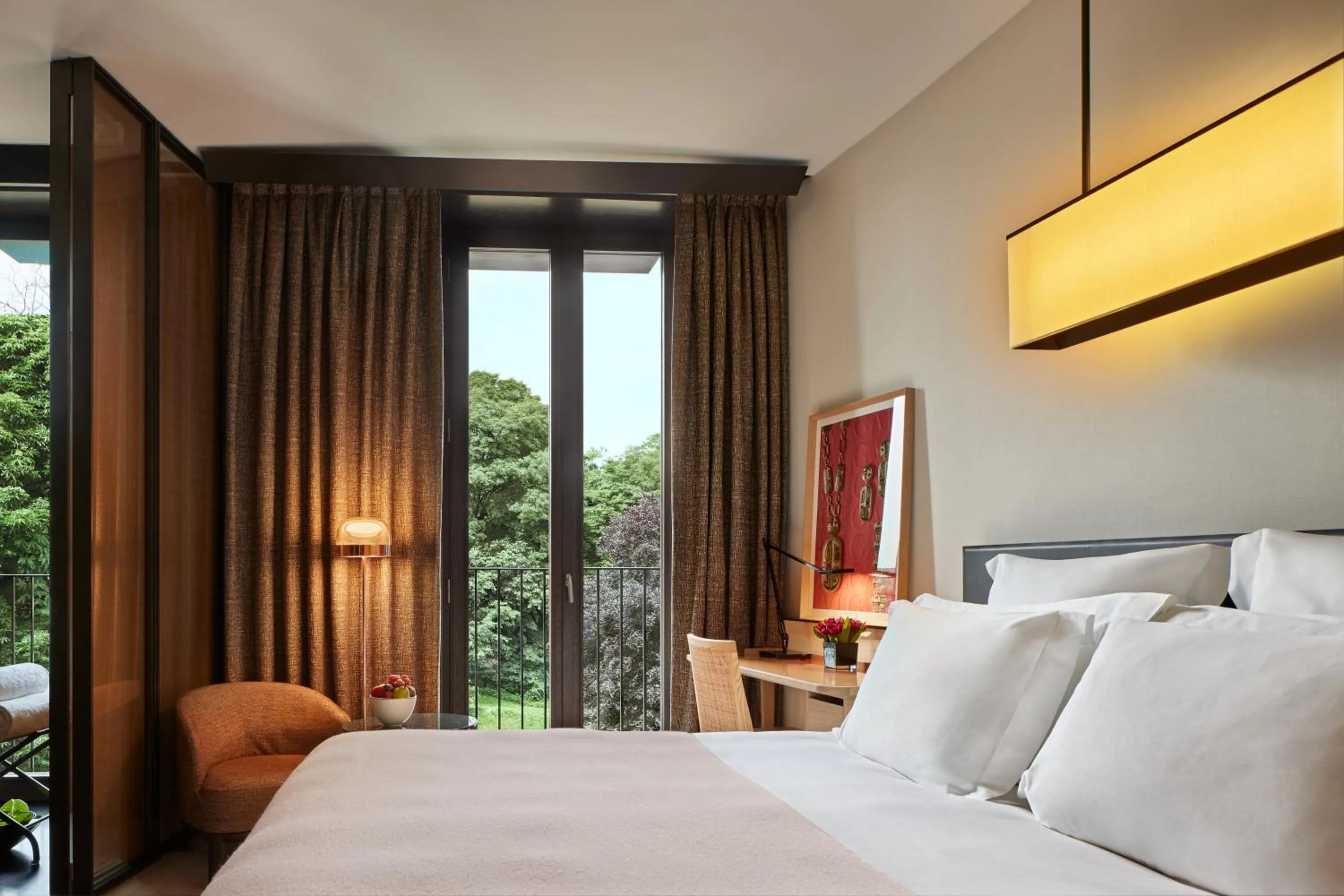 Bedroom, Bed in Bvlgari Hotel Milano