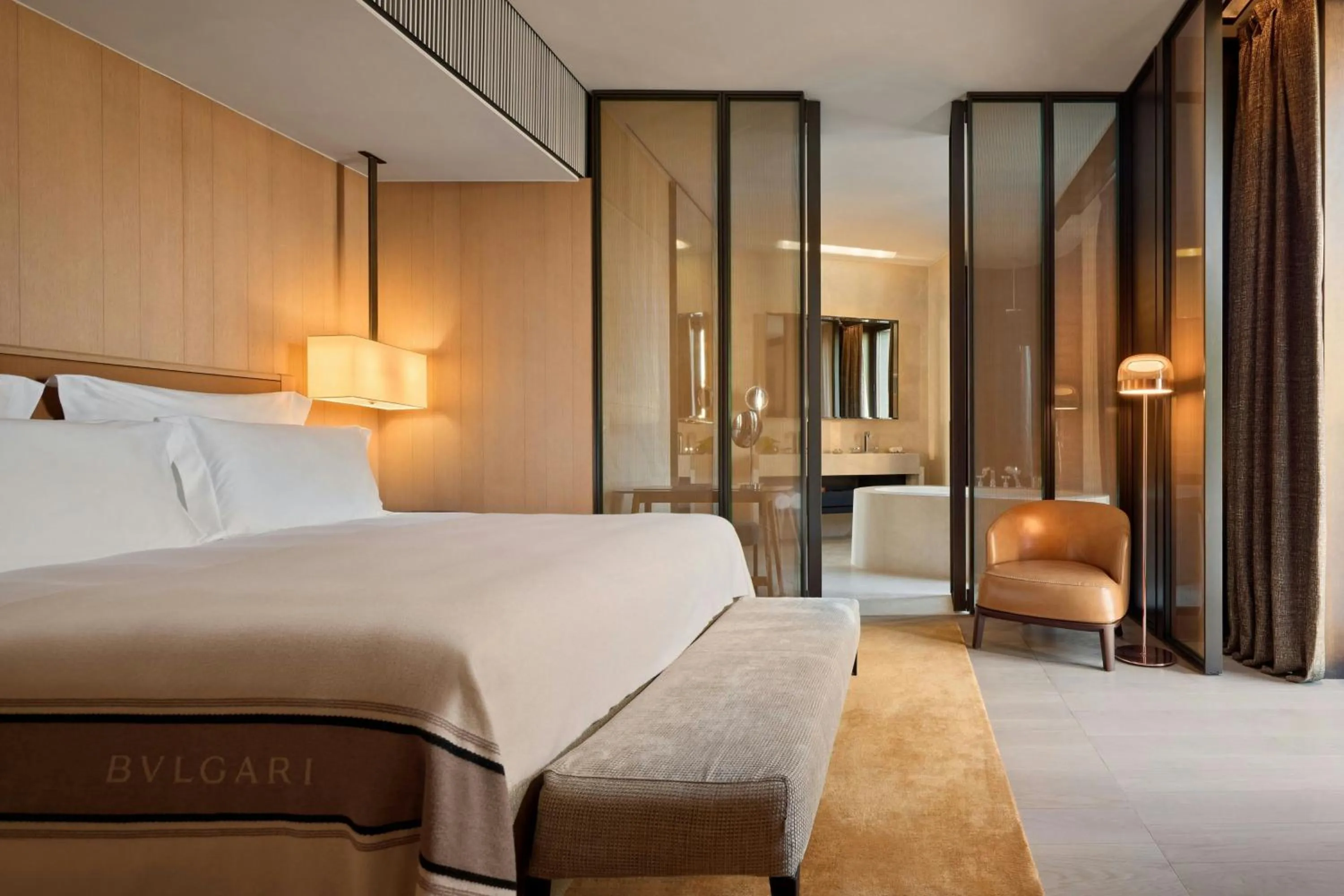 Bedroom, Bed in Bvlgari Hotel Milano