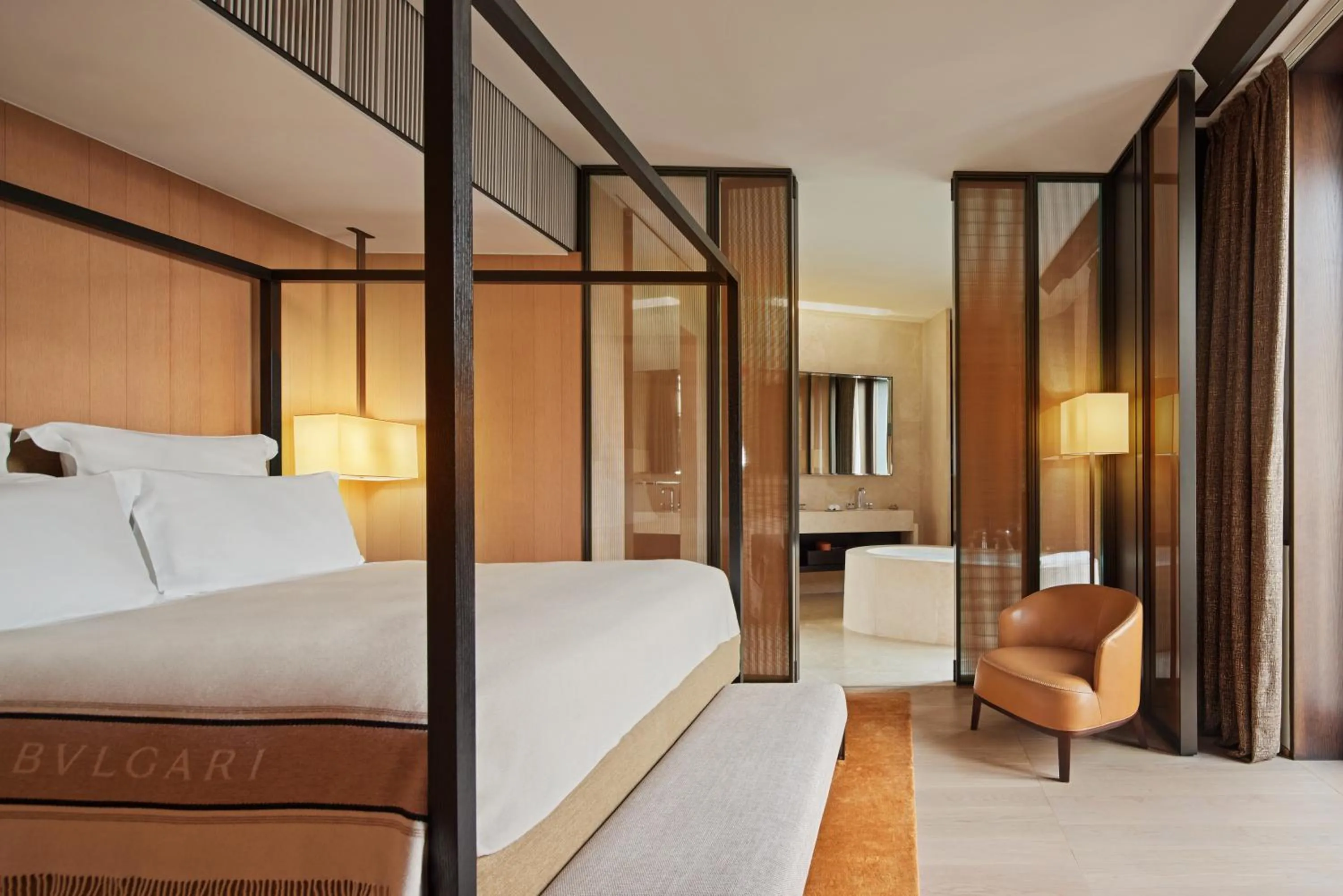 Bedroom, Bed in Bvlgari Hotel Milano