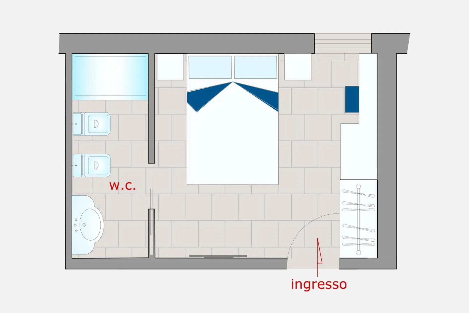 Floor plan in Santa Maria Vecchia Relais