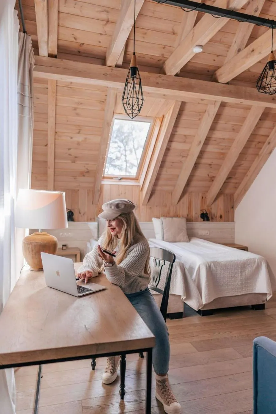 Guests, Bed in Łubinowe Wzgórze Dom II