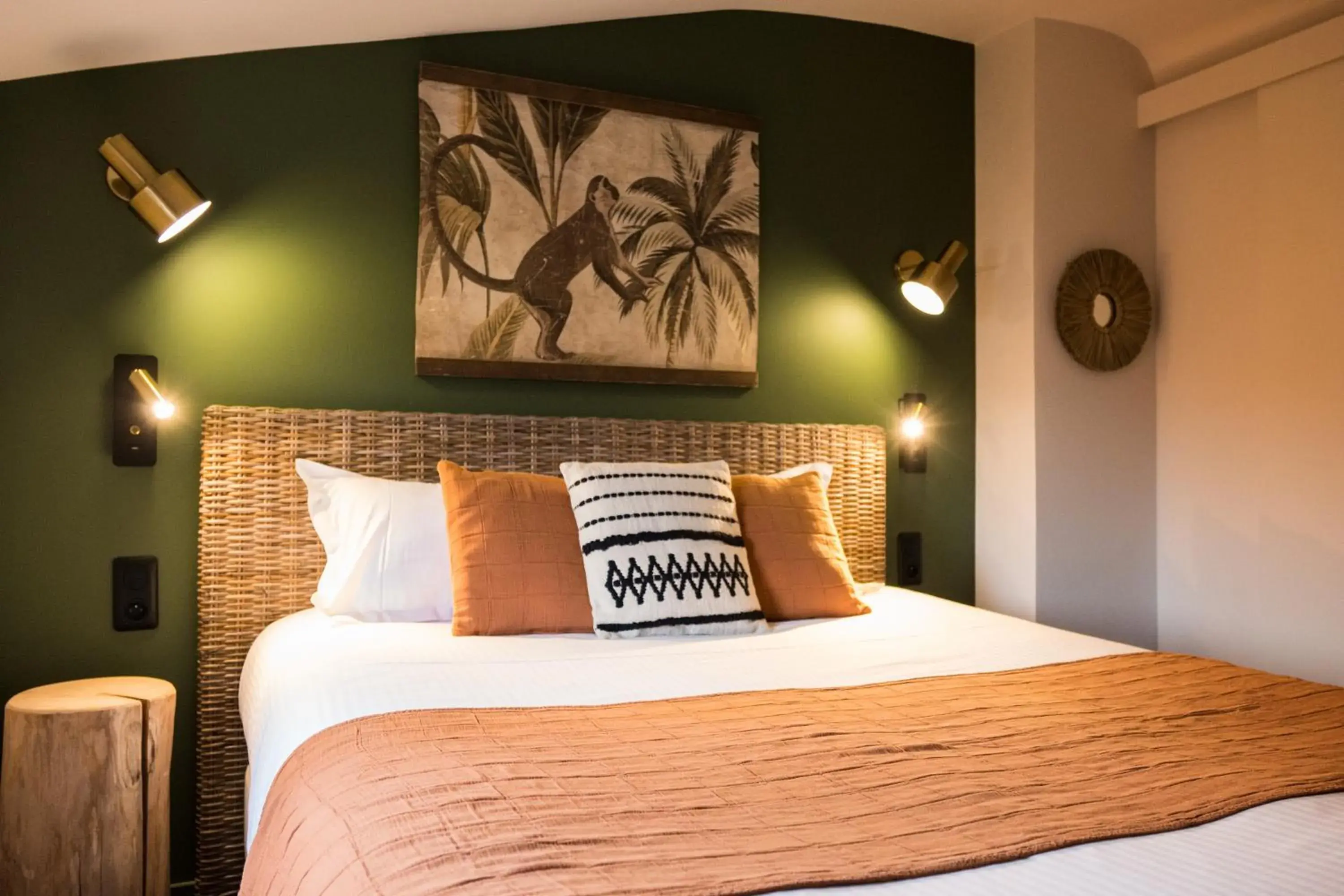 Double Room with Garden View in Hôtel Le Patio - Deauville Double Room with Garden View in Hôtel Le Patio - Deauville