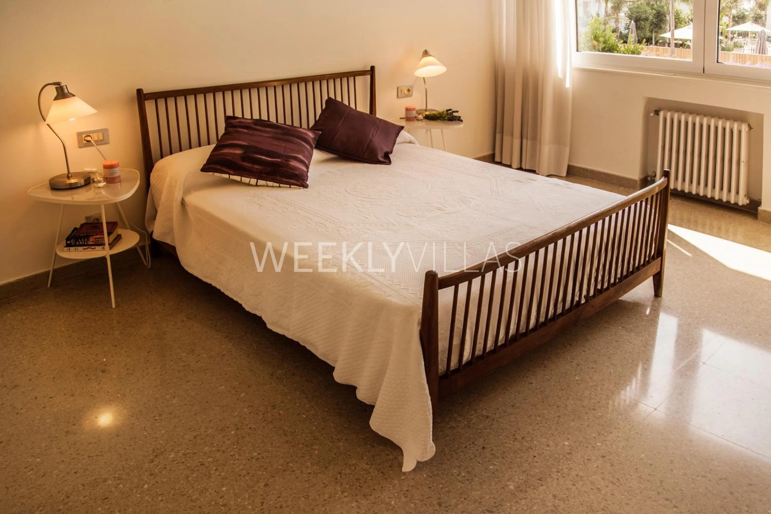 Bedroom, Bed in Villa Sitges Tupinetti Beach at 1 min walk Amaizing Garden and View Center Sitges 5 minutes walk NO NEED CAR