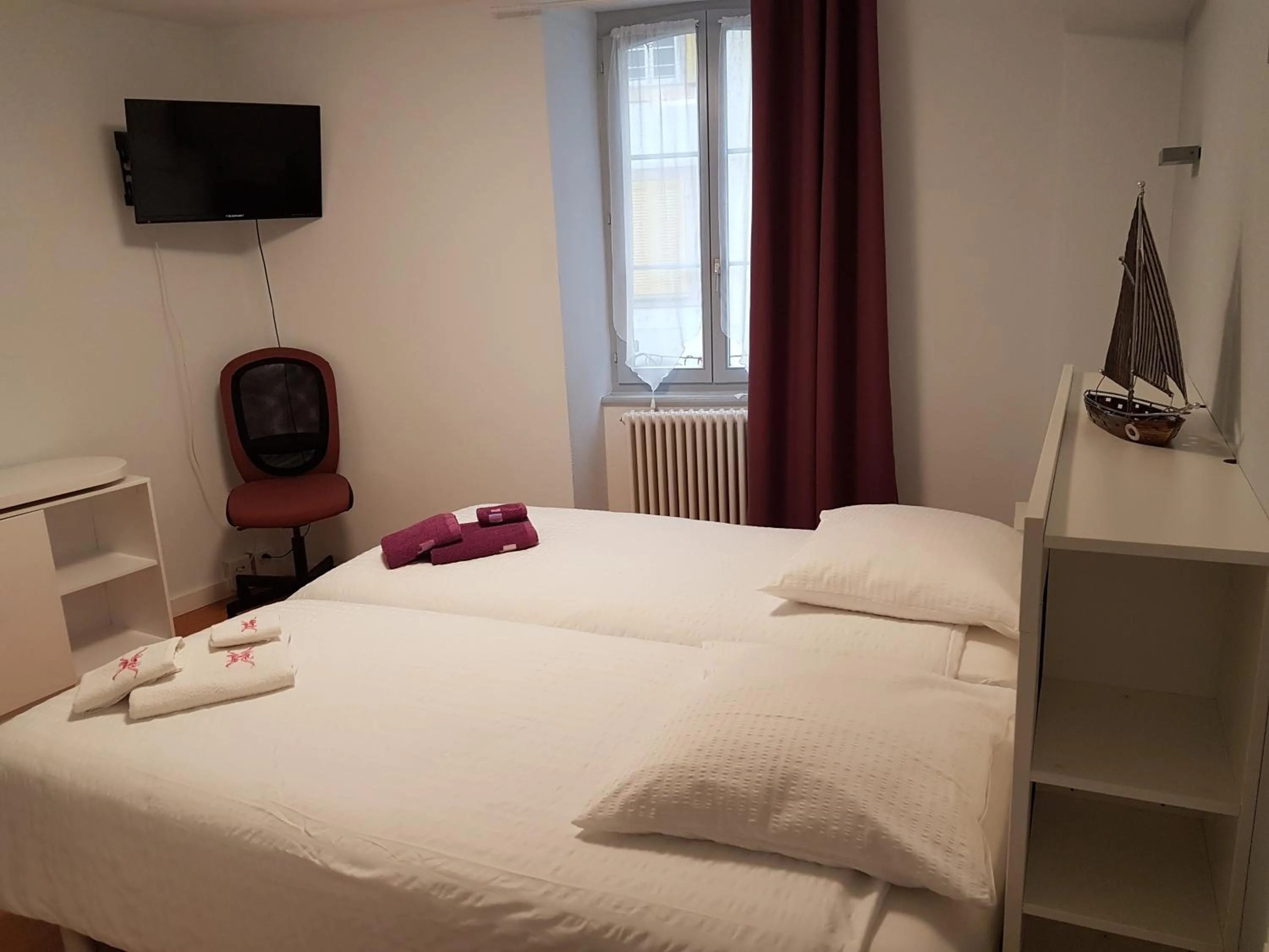 Twin Room - single occupancy in Hotel du Lac Grandson