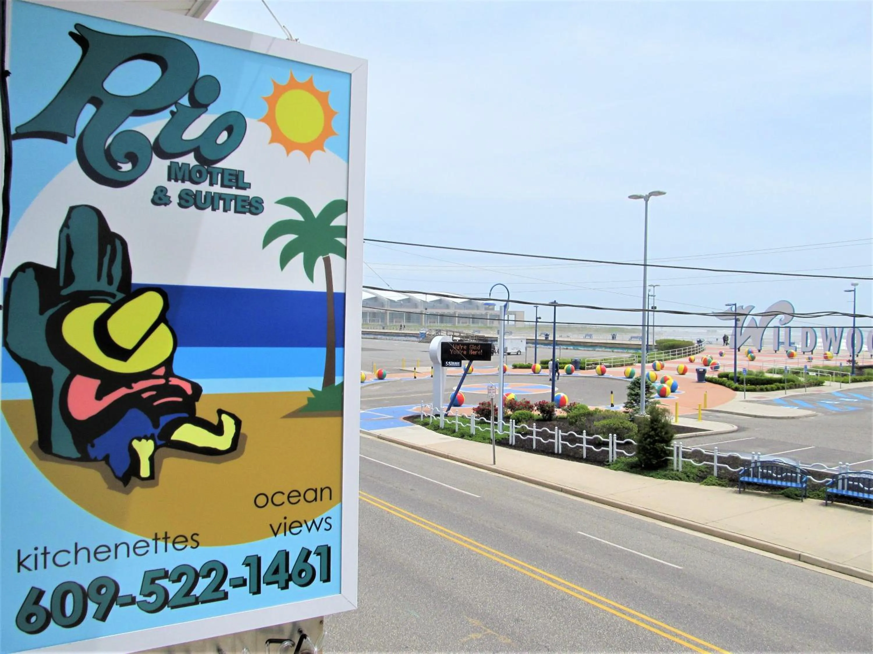 Property logo or sign in Rio Motel and Suites Wildwood Beach & Boardwalk