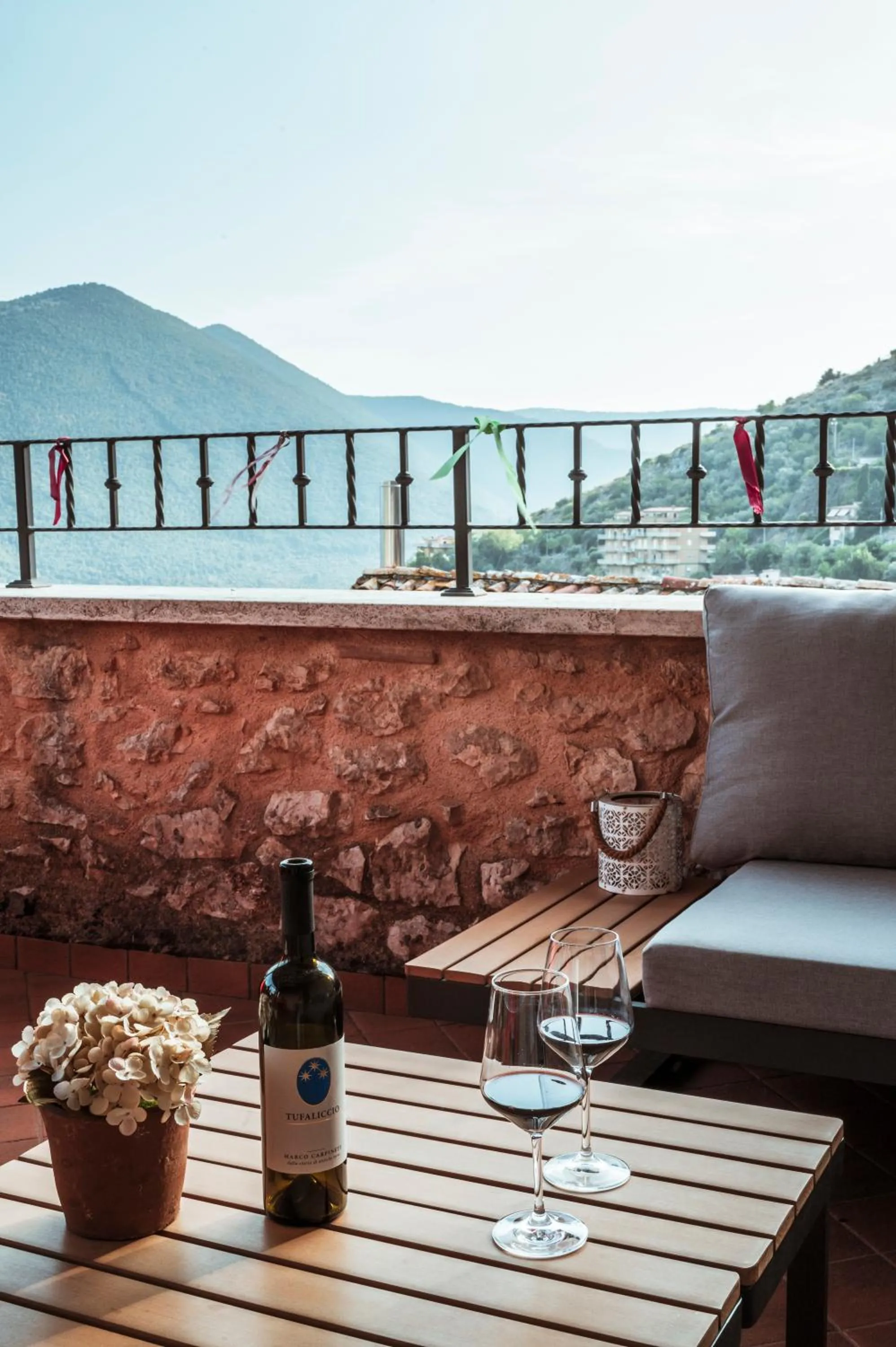 Balcony/Terrace in Locanda Persei