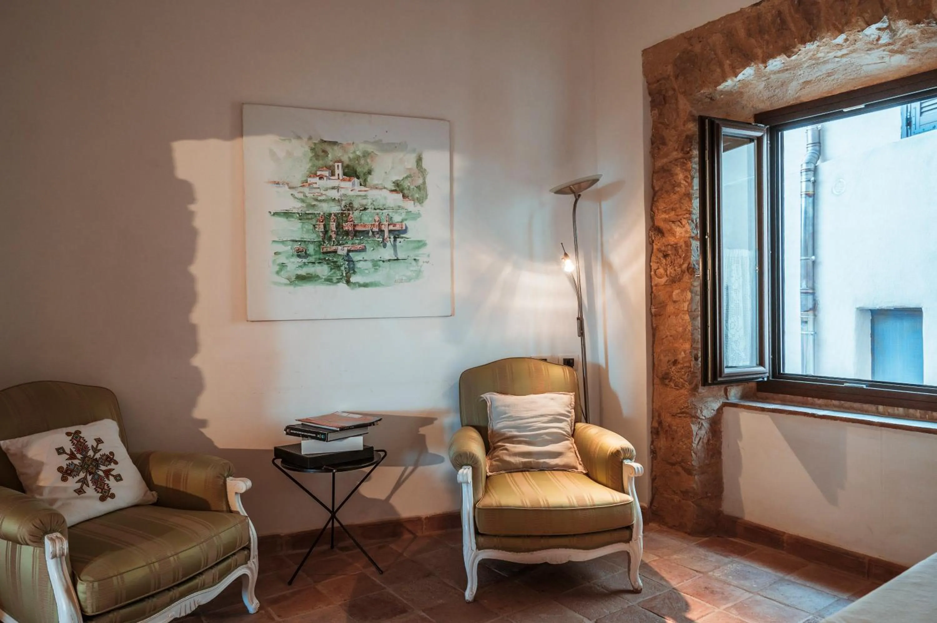 Living room in Locanda Persei