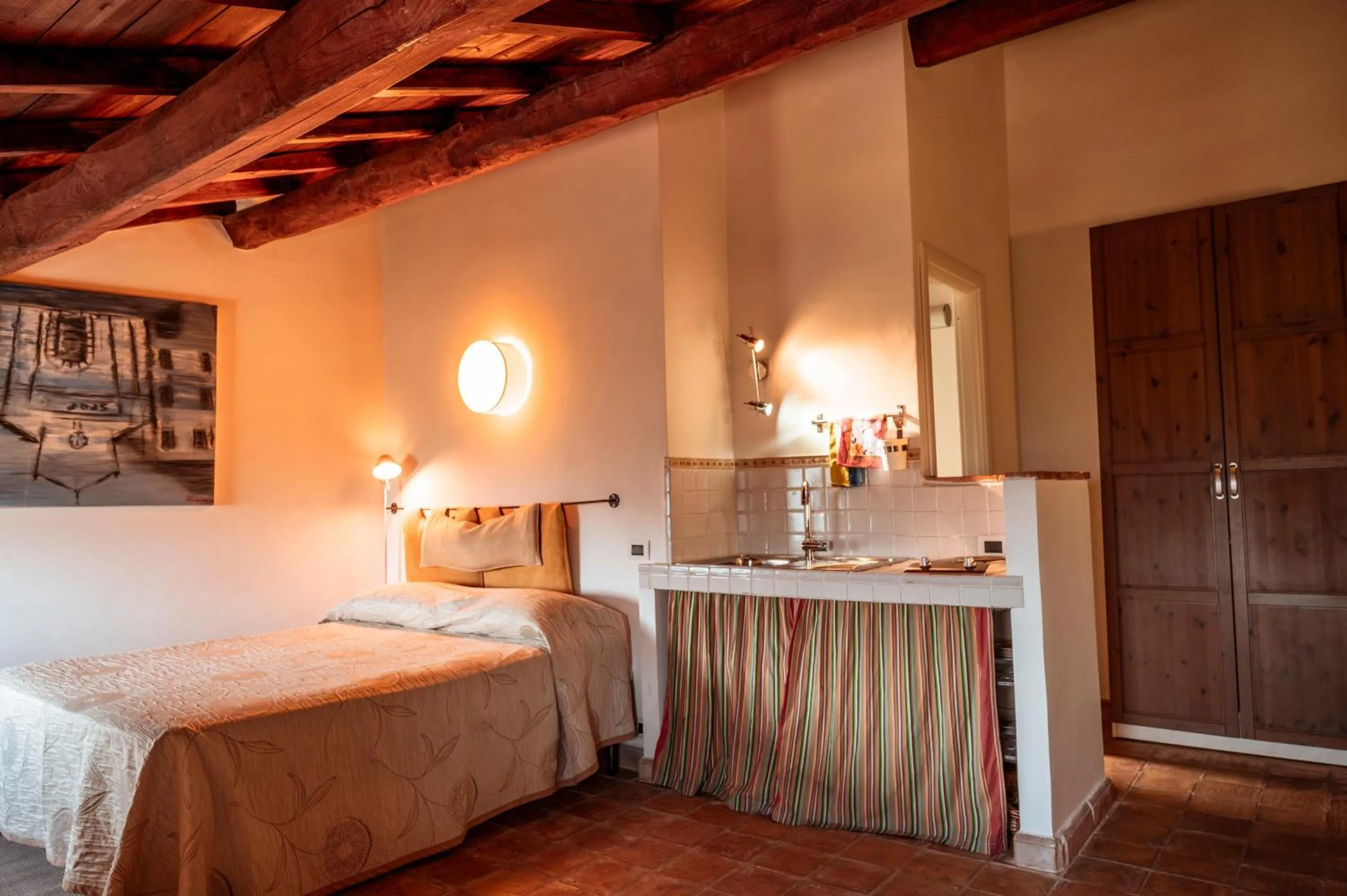 Bedroom, Bed in Locanda Persei