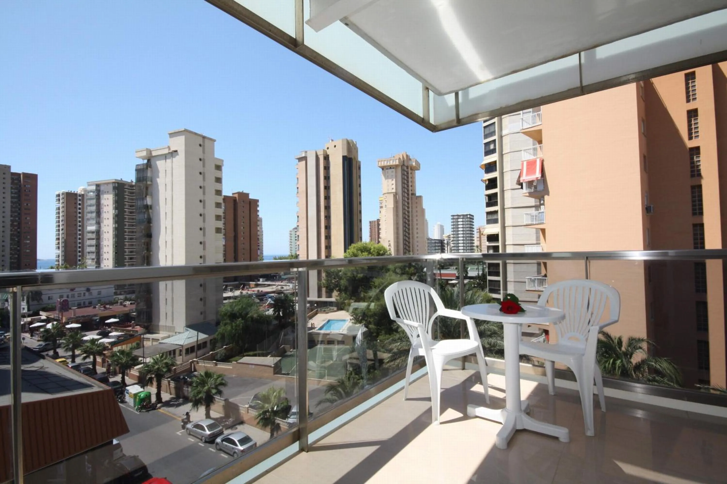 Balcony/Terrace in Hotel Perla