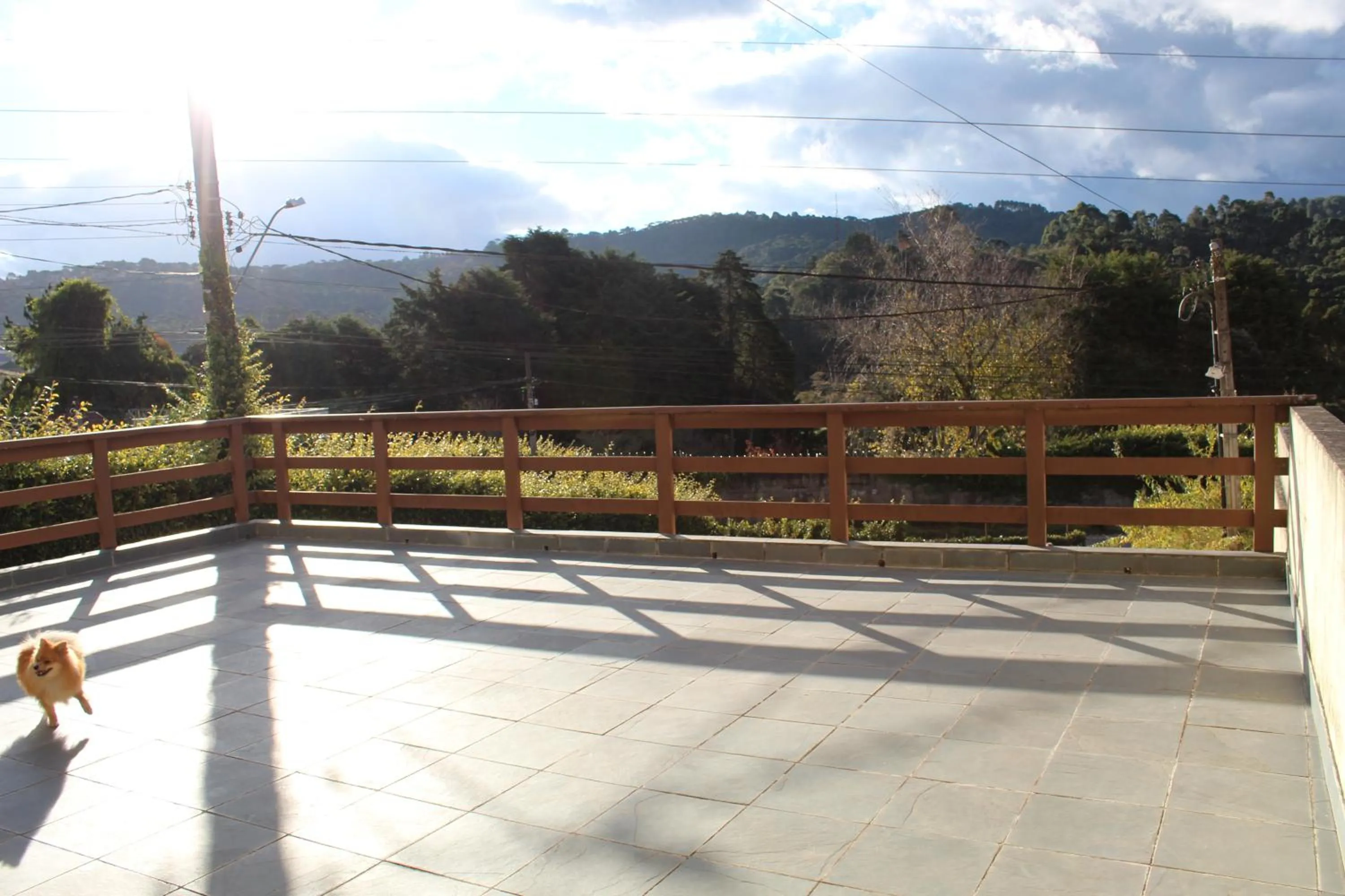 Balcony/Terrace in Casa de Lazer em Campos do Jordao