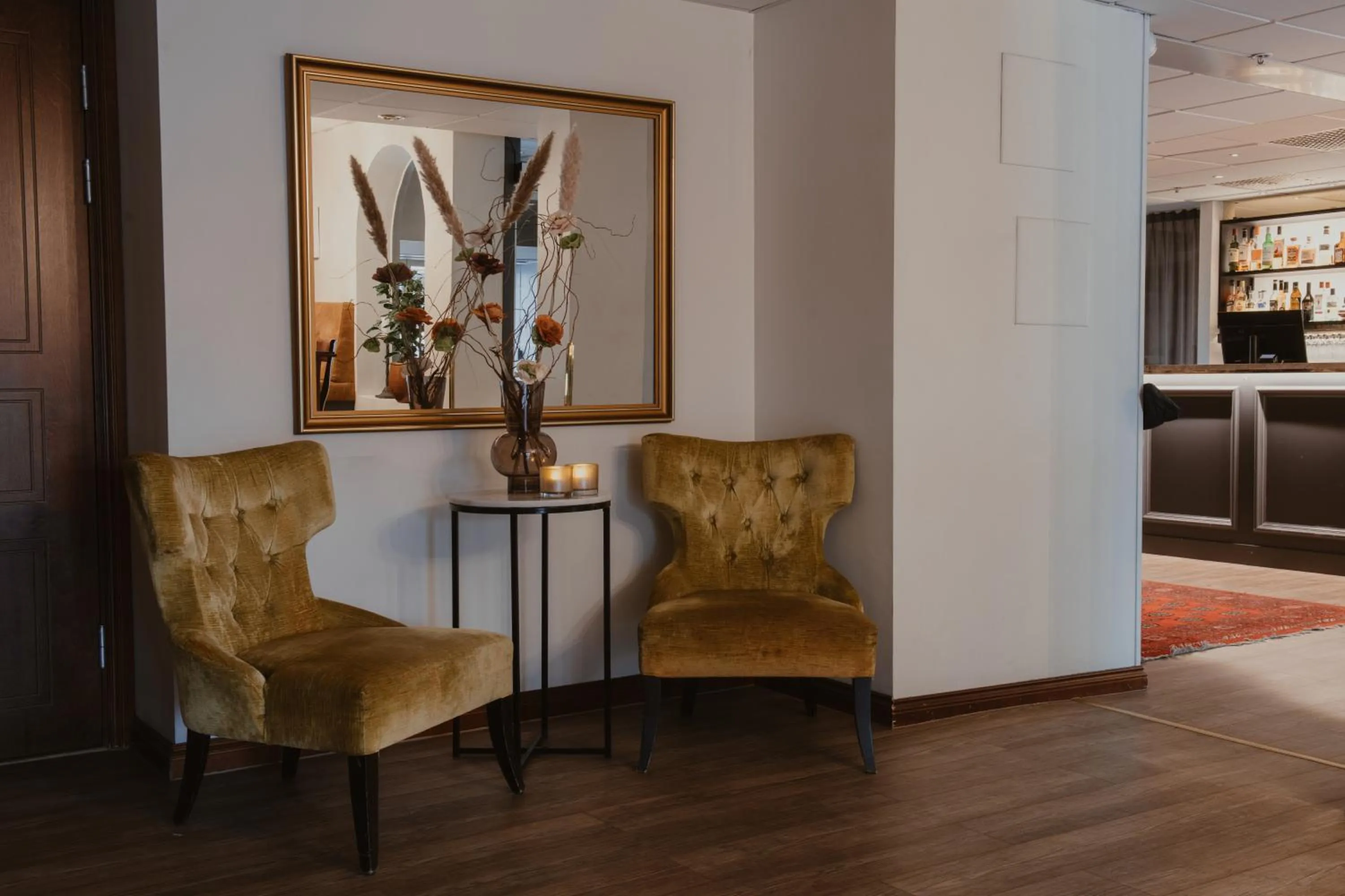 Seating area in Home Hotel Kung Oscar