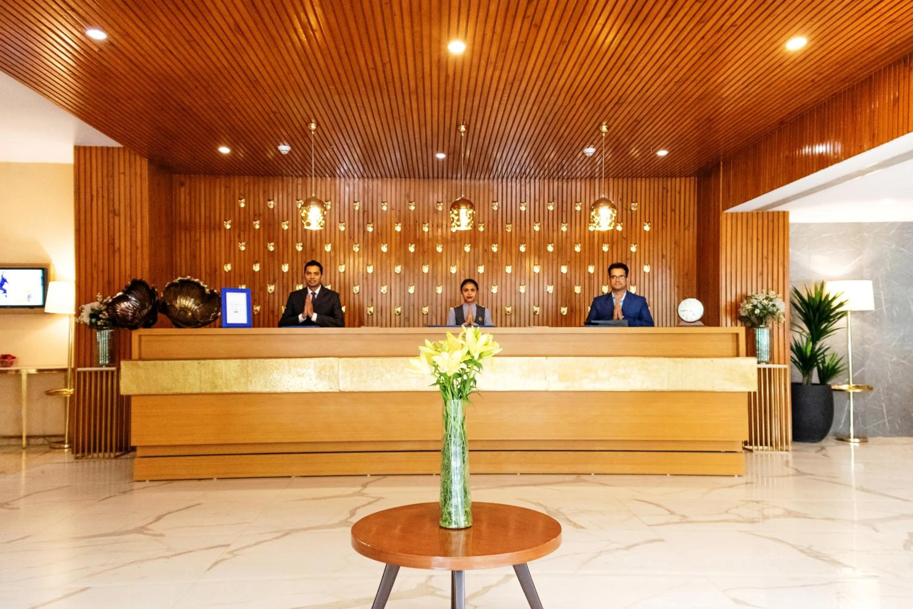 Lobby or reception in Golden Suites Gurgaon Inde Hotels