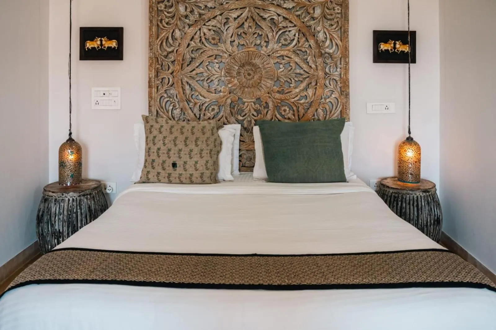 Bed in The Secret House - Adults Only Jaisalmer India