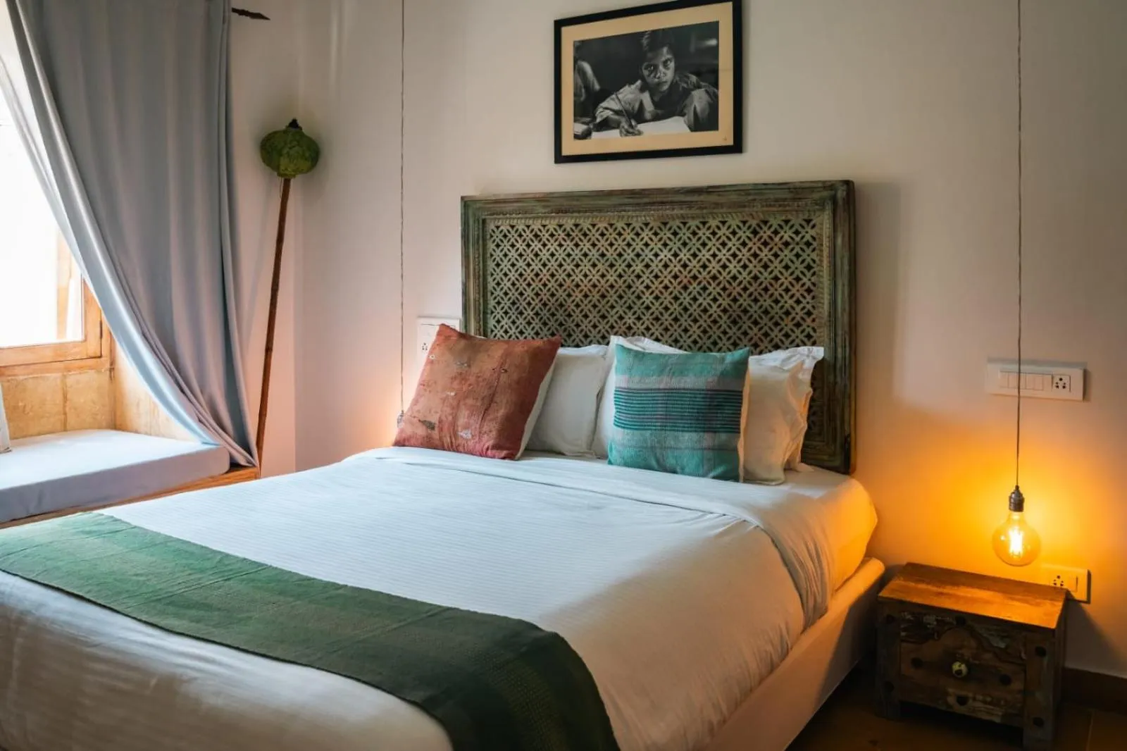 Bed in The Secret House - Adults Only Jaisalmer India