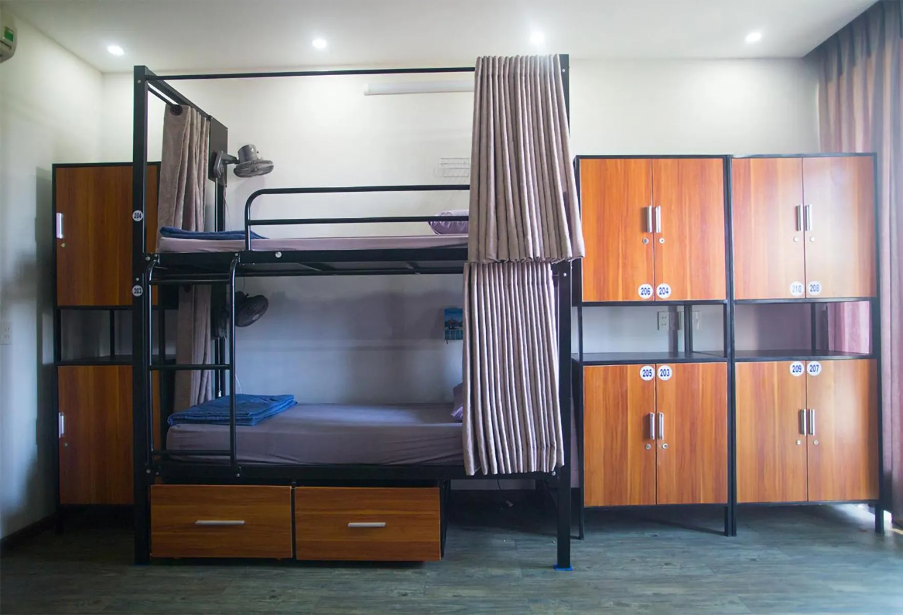 Bed in Kon-Tiki DaNang Hostel