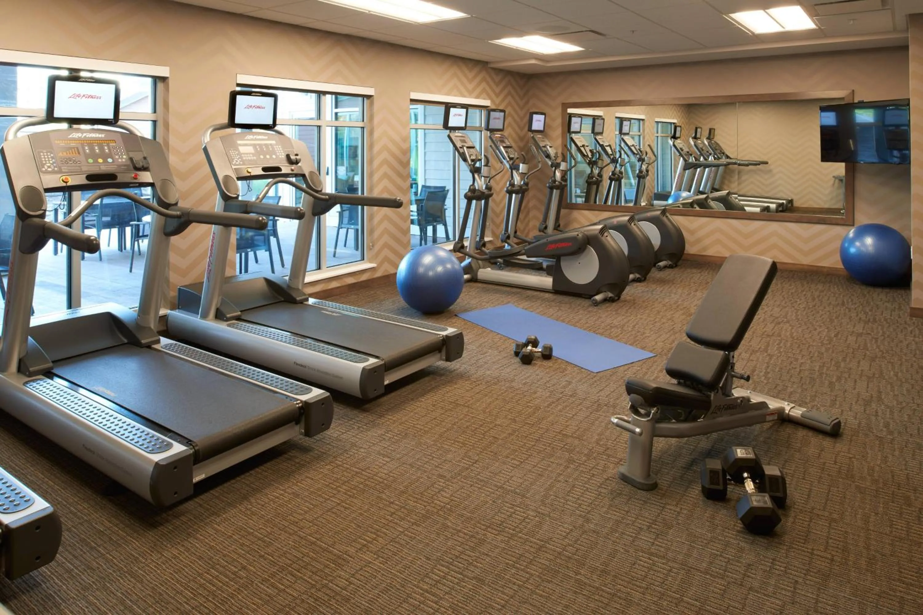 Fitness centre/facilities in Residence Inn by Marriott Chicago Bolingbrook