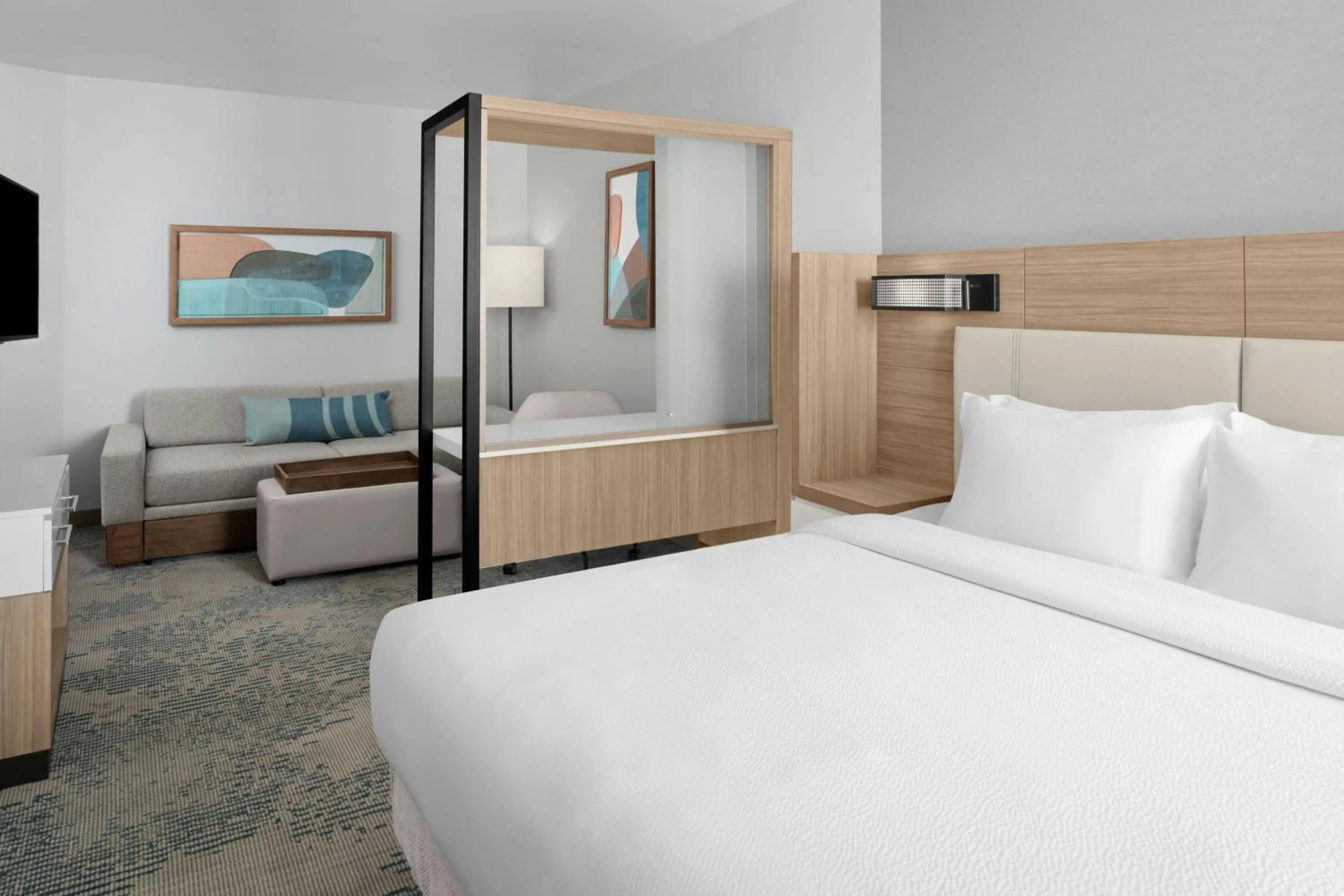 Photo of the whole room, Bed in SpringHill Suites by Marriott Idaho Falls