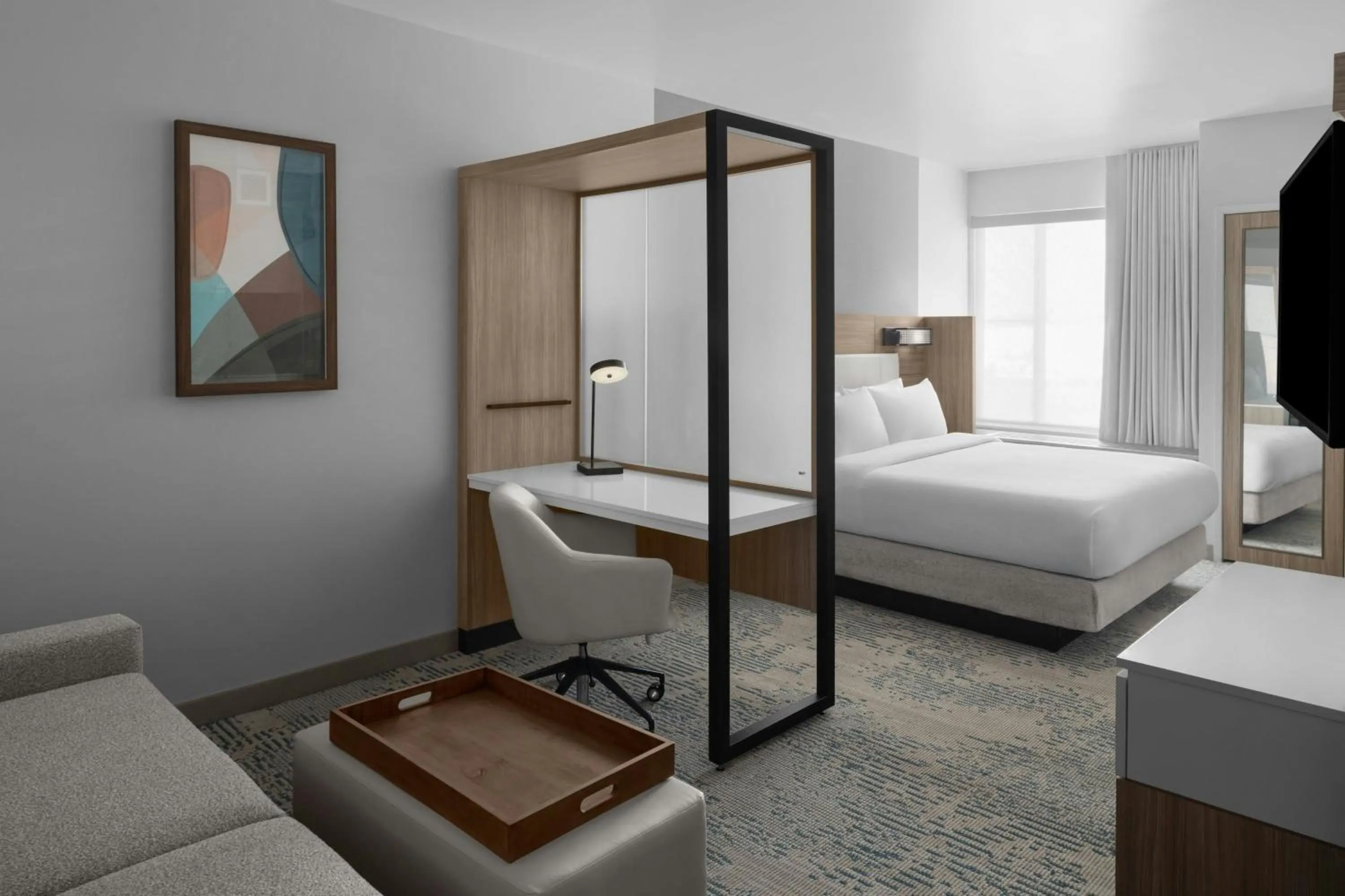 Photo of the whole room, Bed in SpringHill Suites by Marriott Idaho Falls