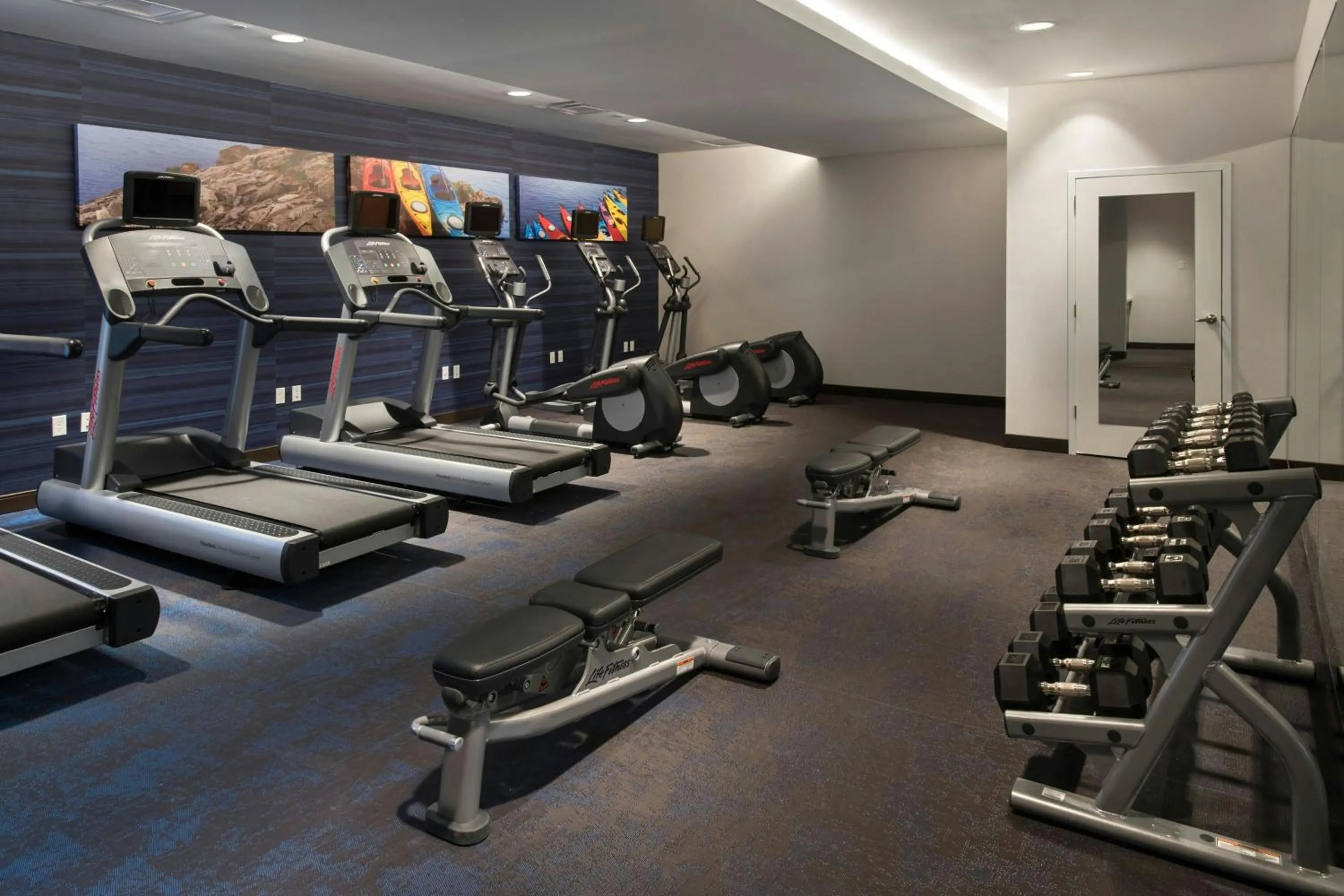Fitness centre/facilities in Residence Inn by Marriott New York Long Island East End