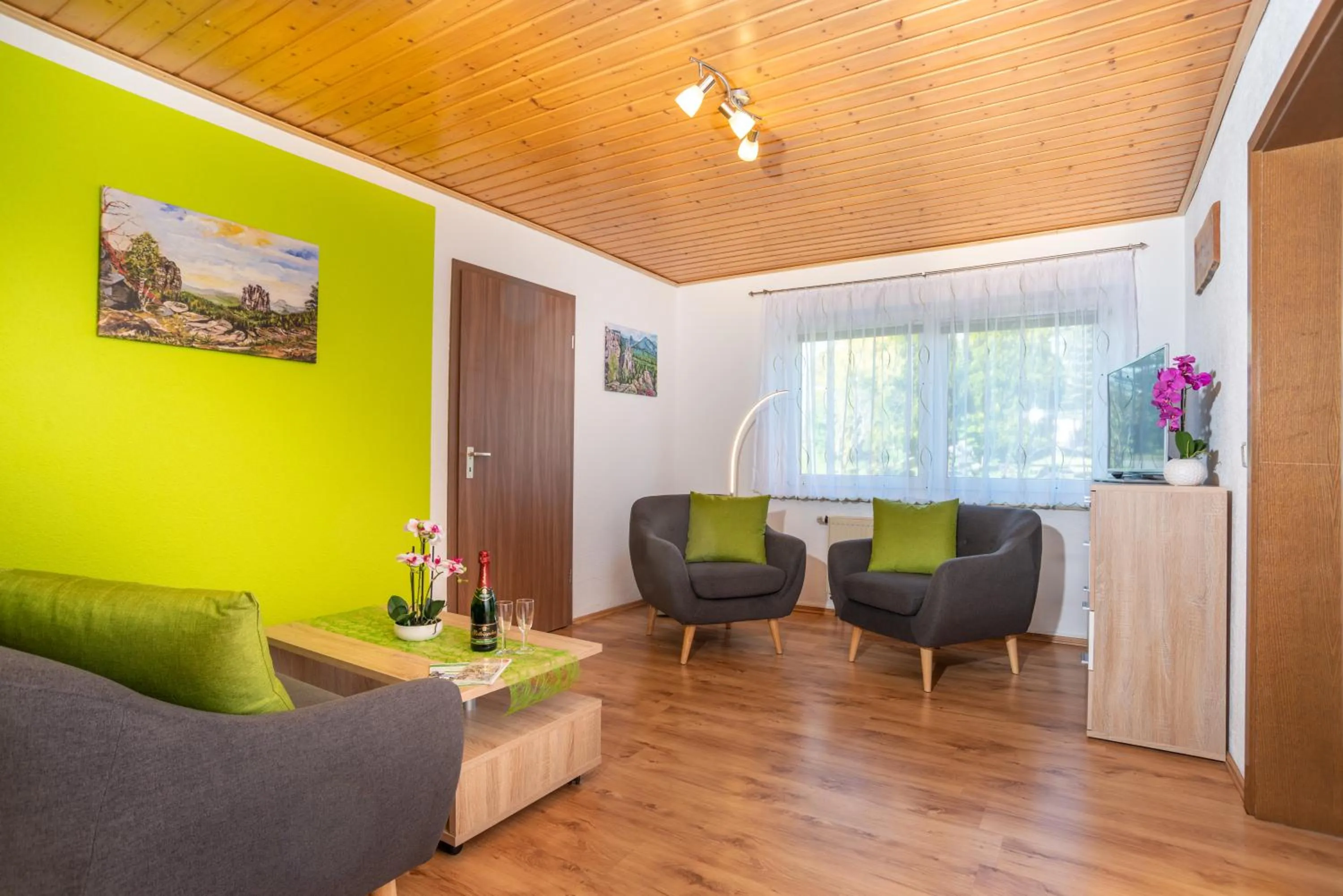 Living room in Pension Am Weinberg Sächsische Schweiz