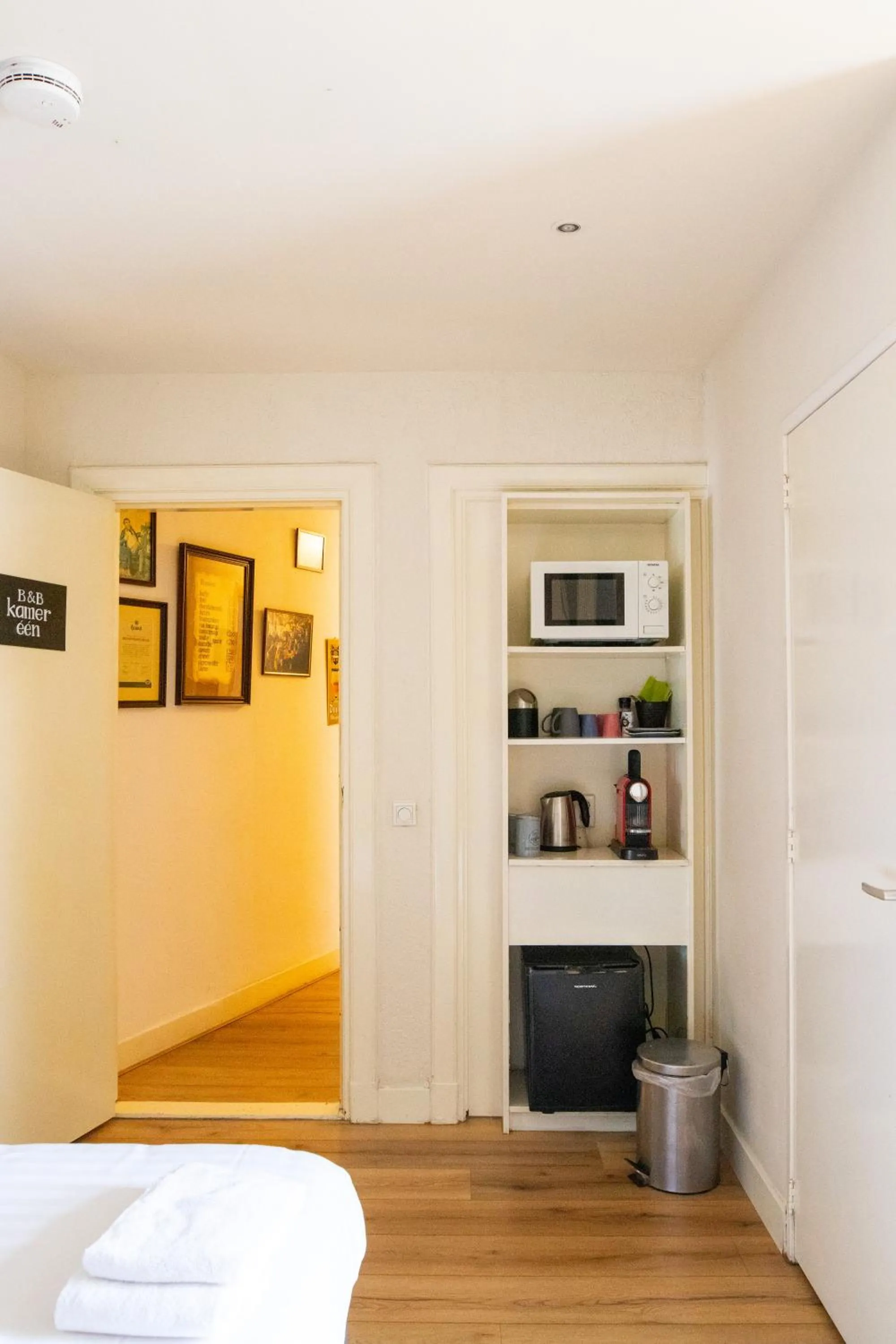 Coffee/tea facilities, Bed in cafe 't Vonderke