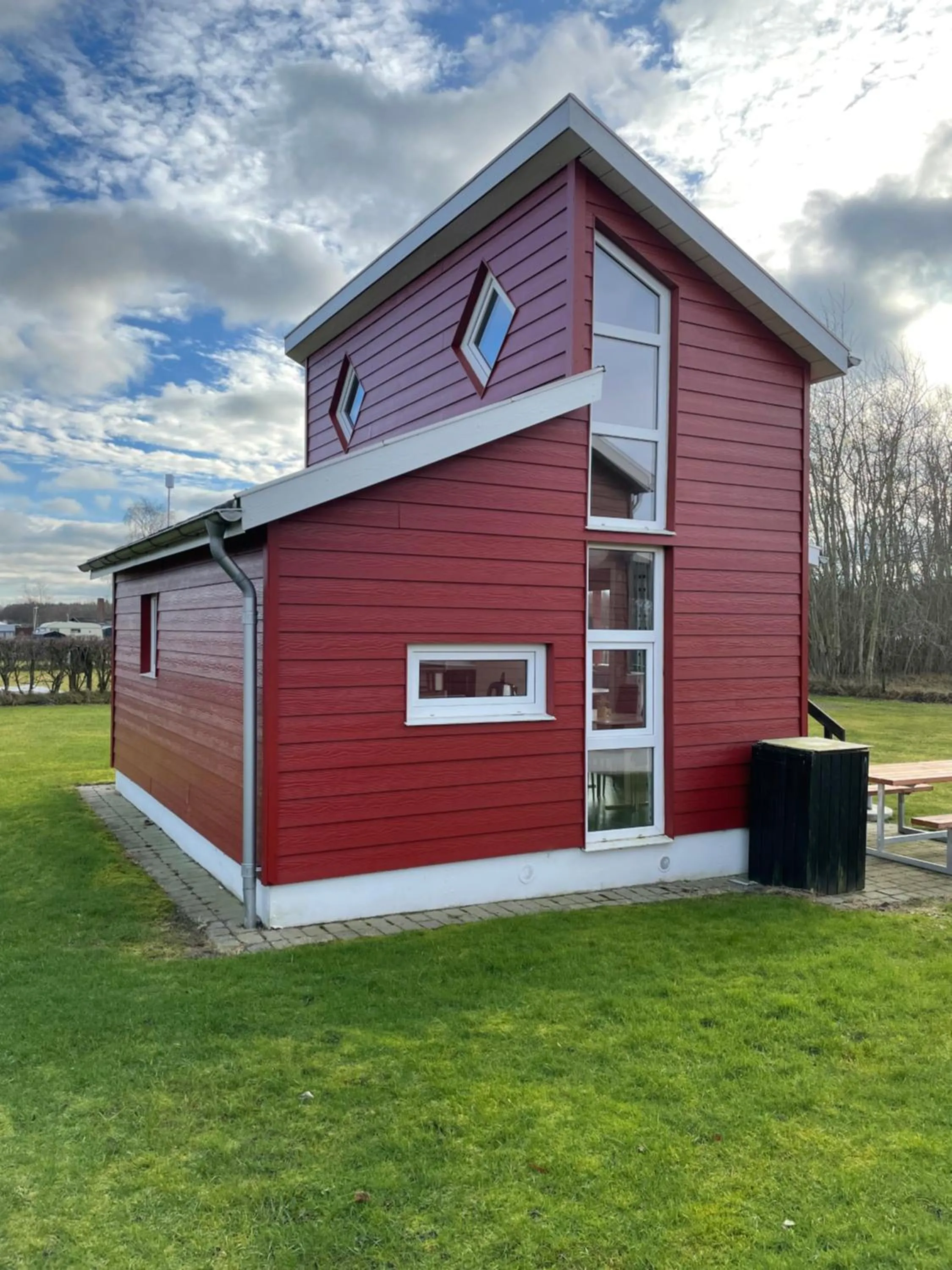 Property building in Vorbasse camping