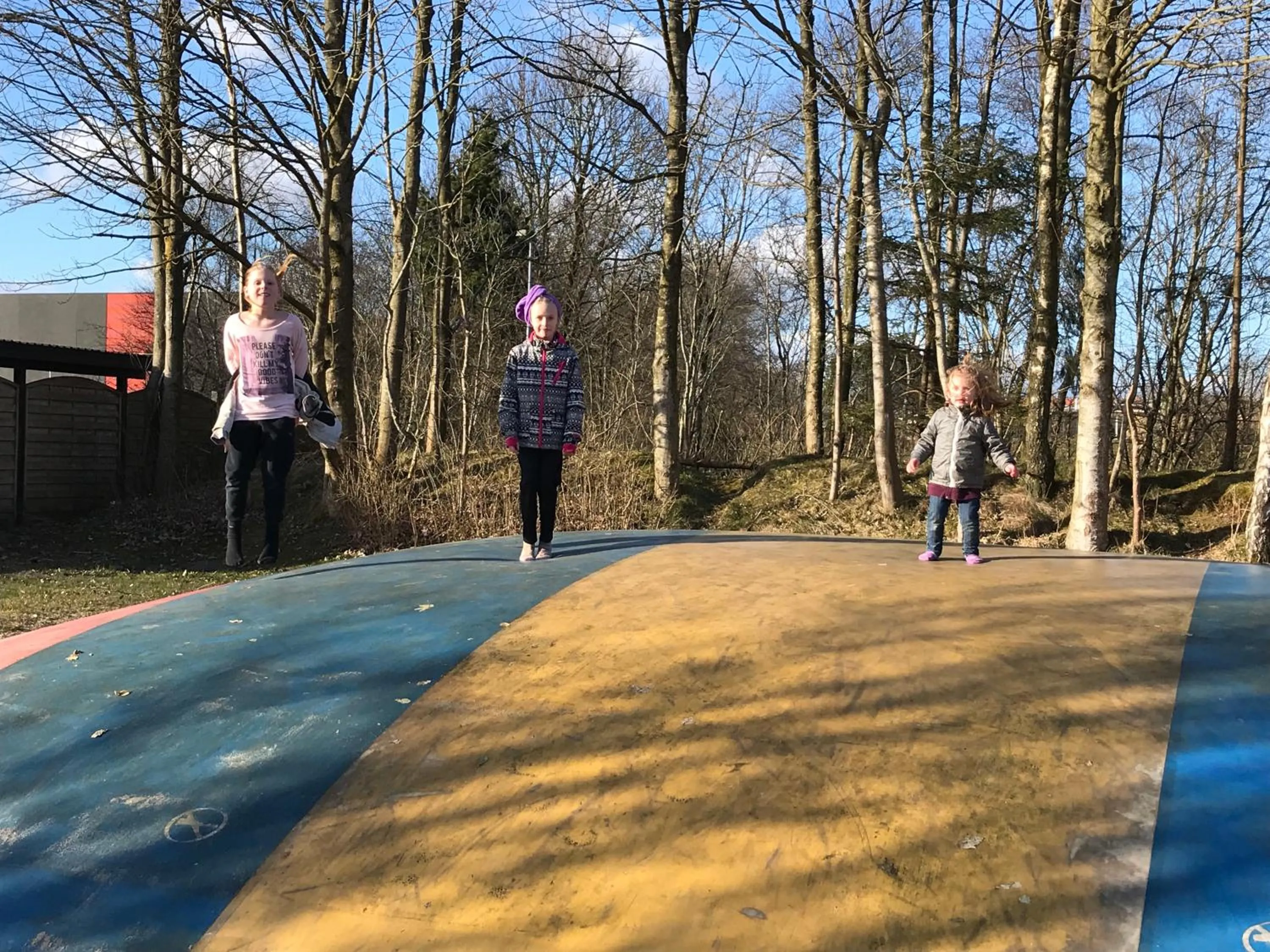 Children play ground in Vorbasse camping