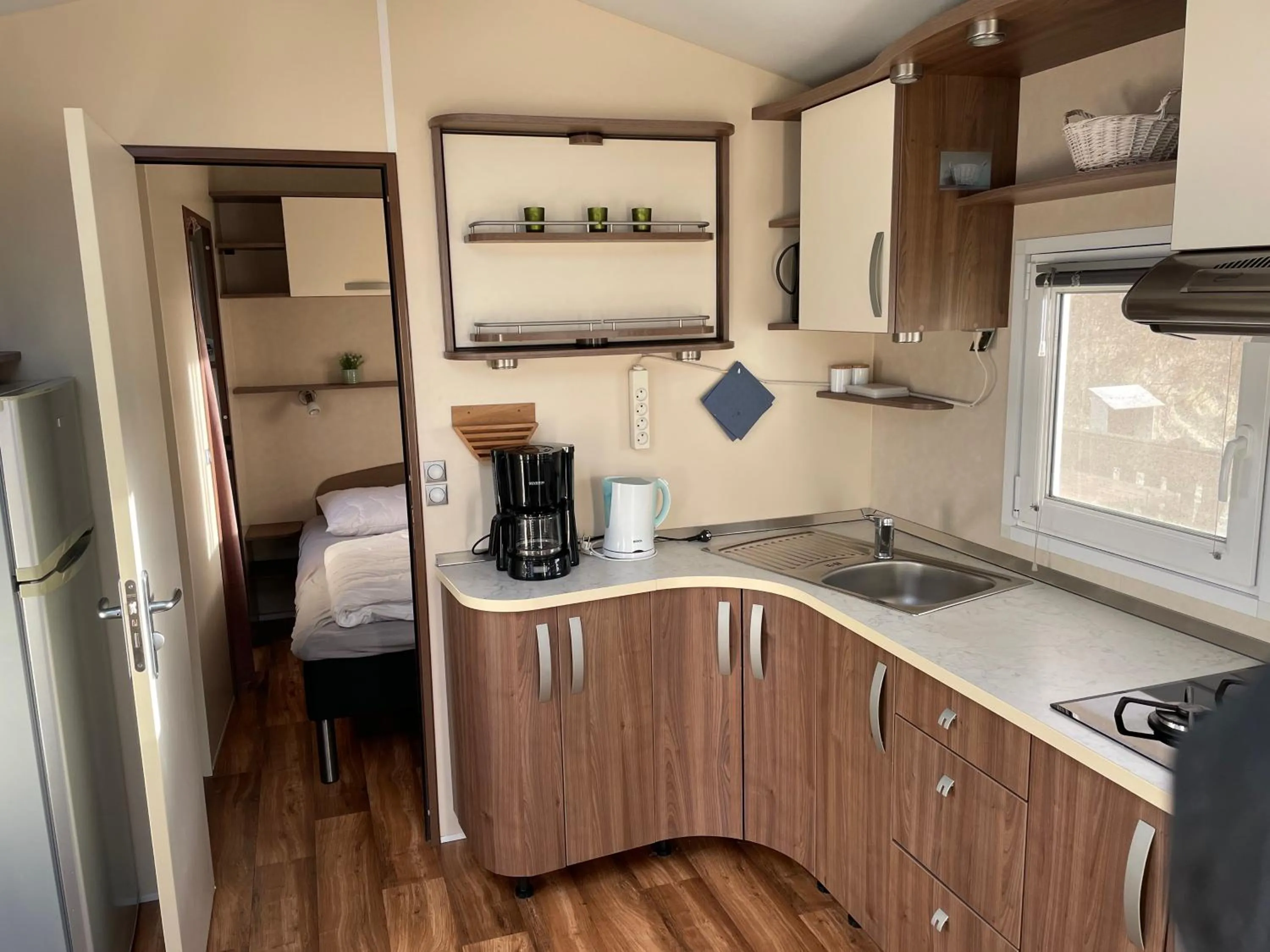 kitchen in Vorbasse camping