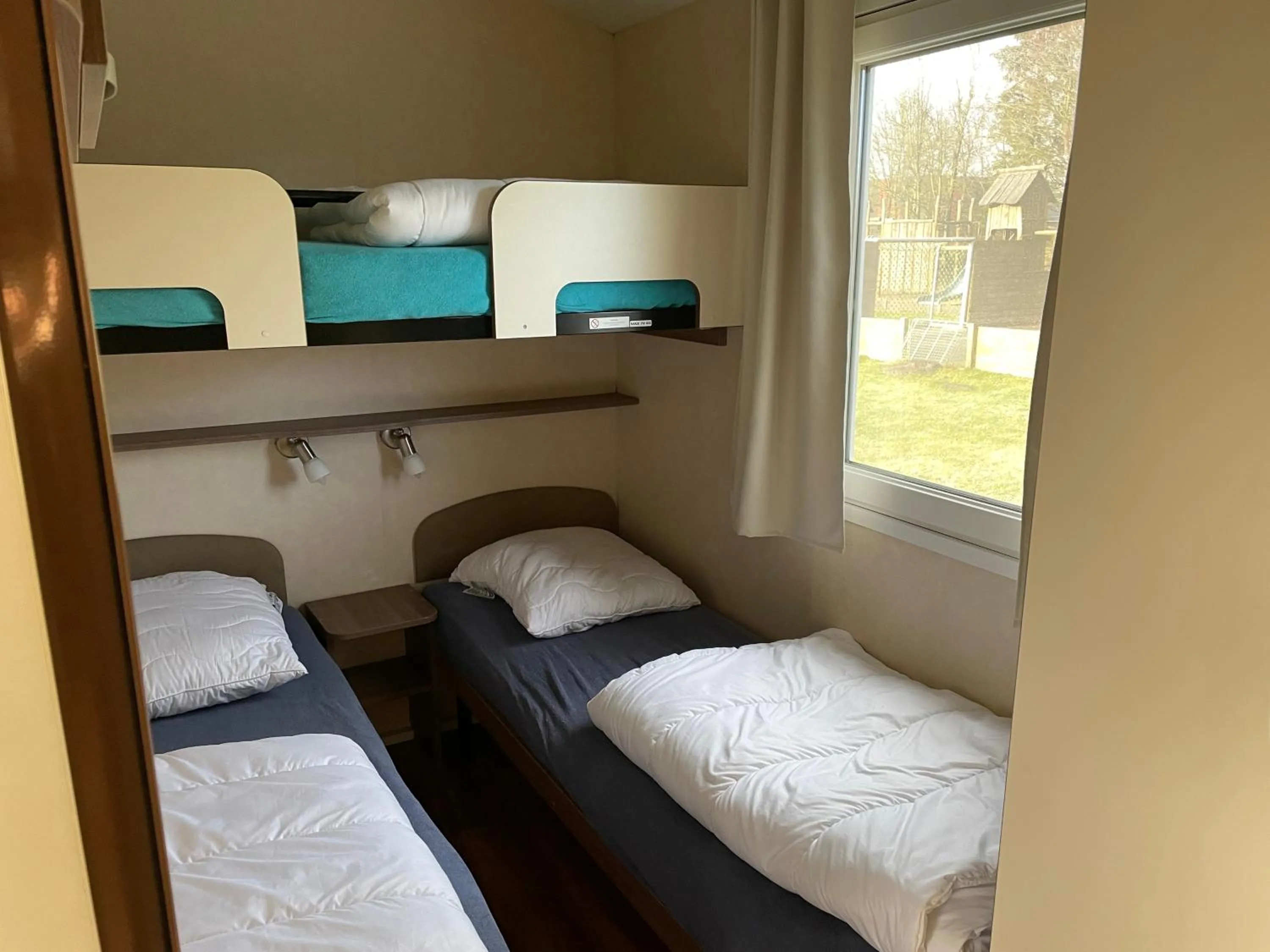Bedroom, Bed in Vorbasse camping