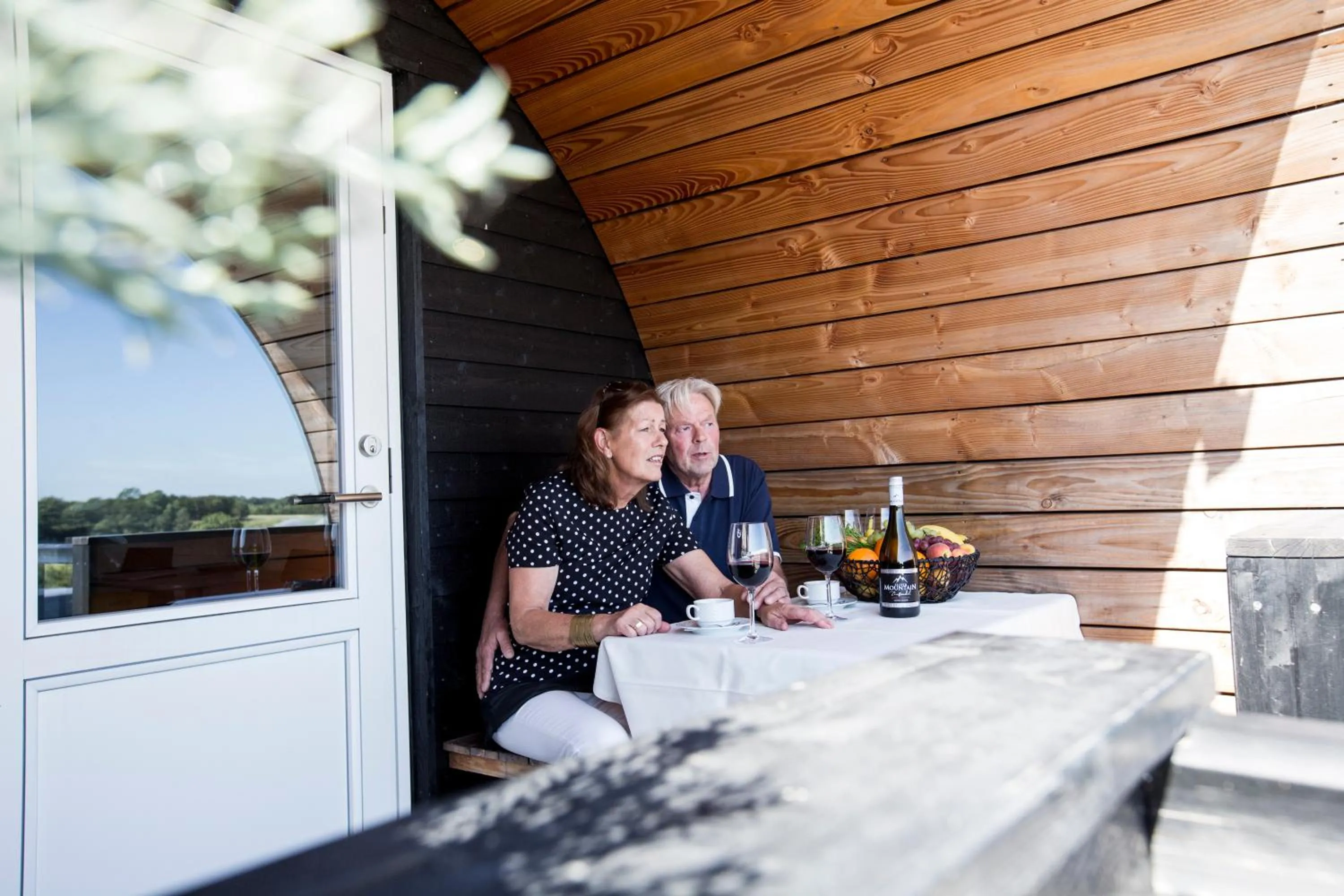 Balcony/Terrace in Vorbasse camping