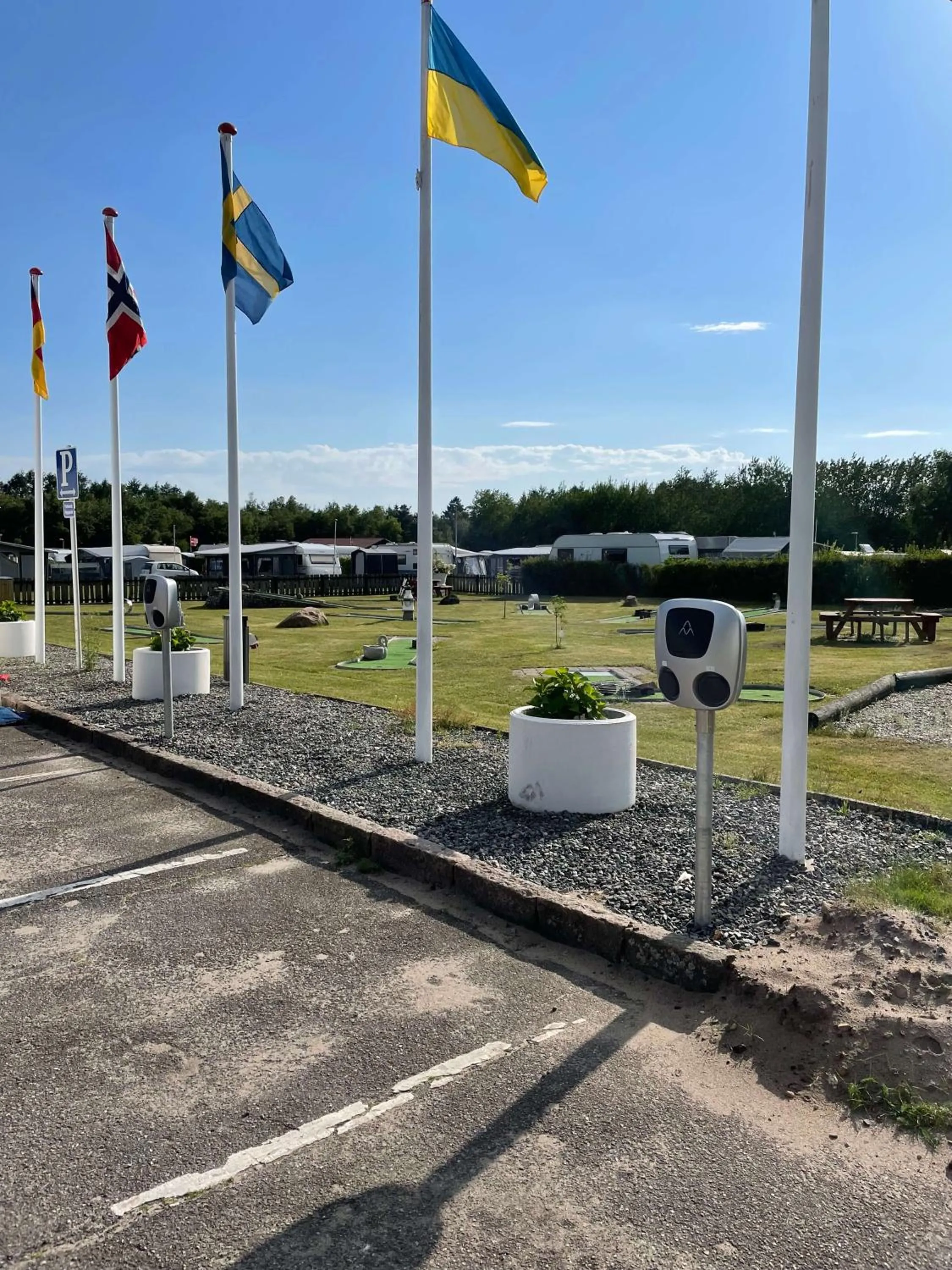 Minigolf in Vorbasse camping