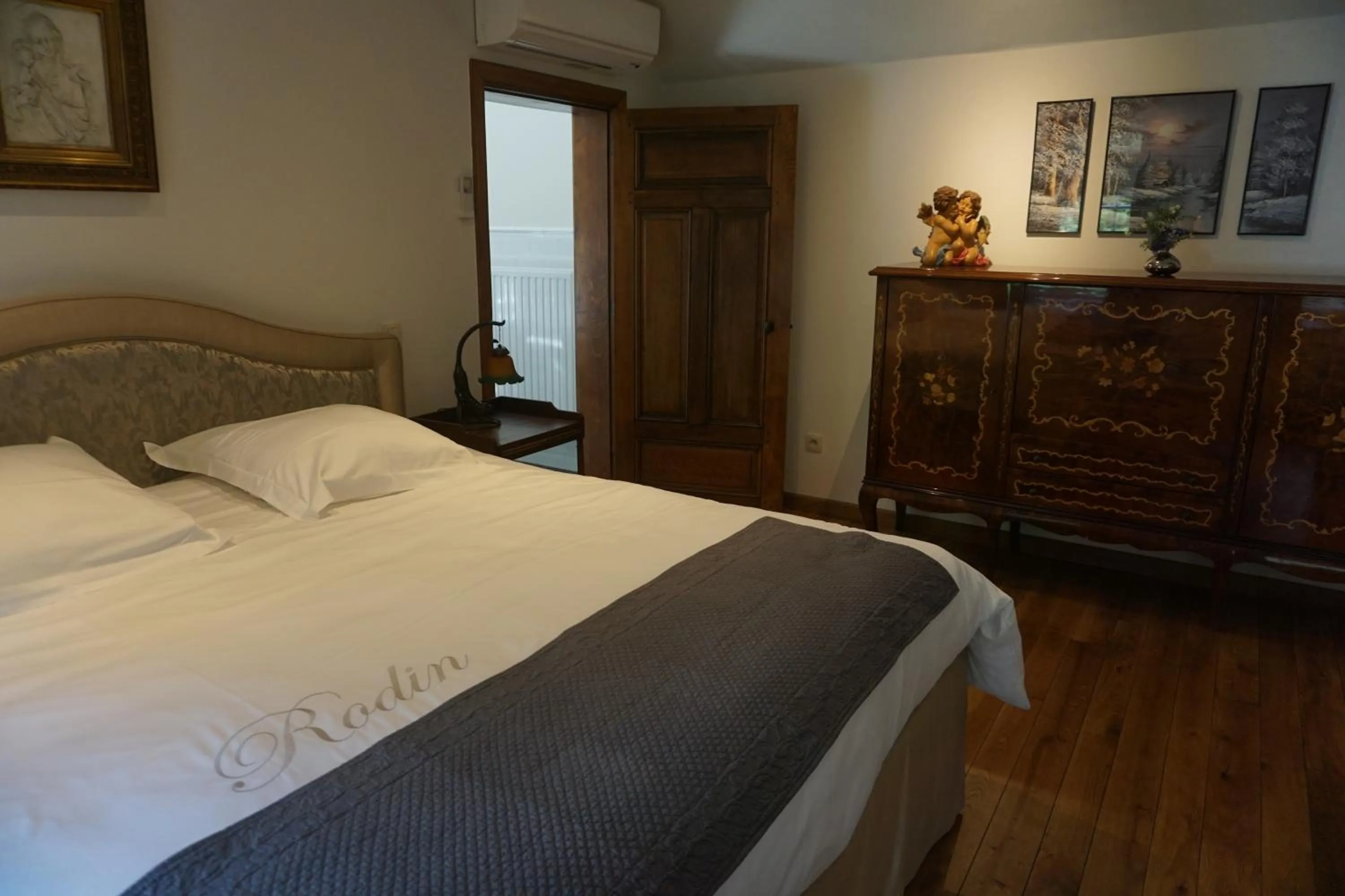 Decorative detail, Bed in B&B Domein Rodin