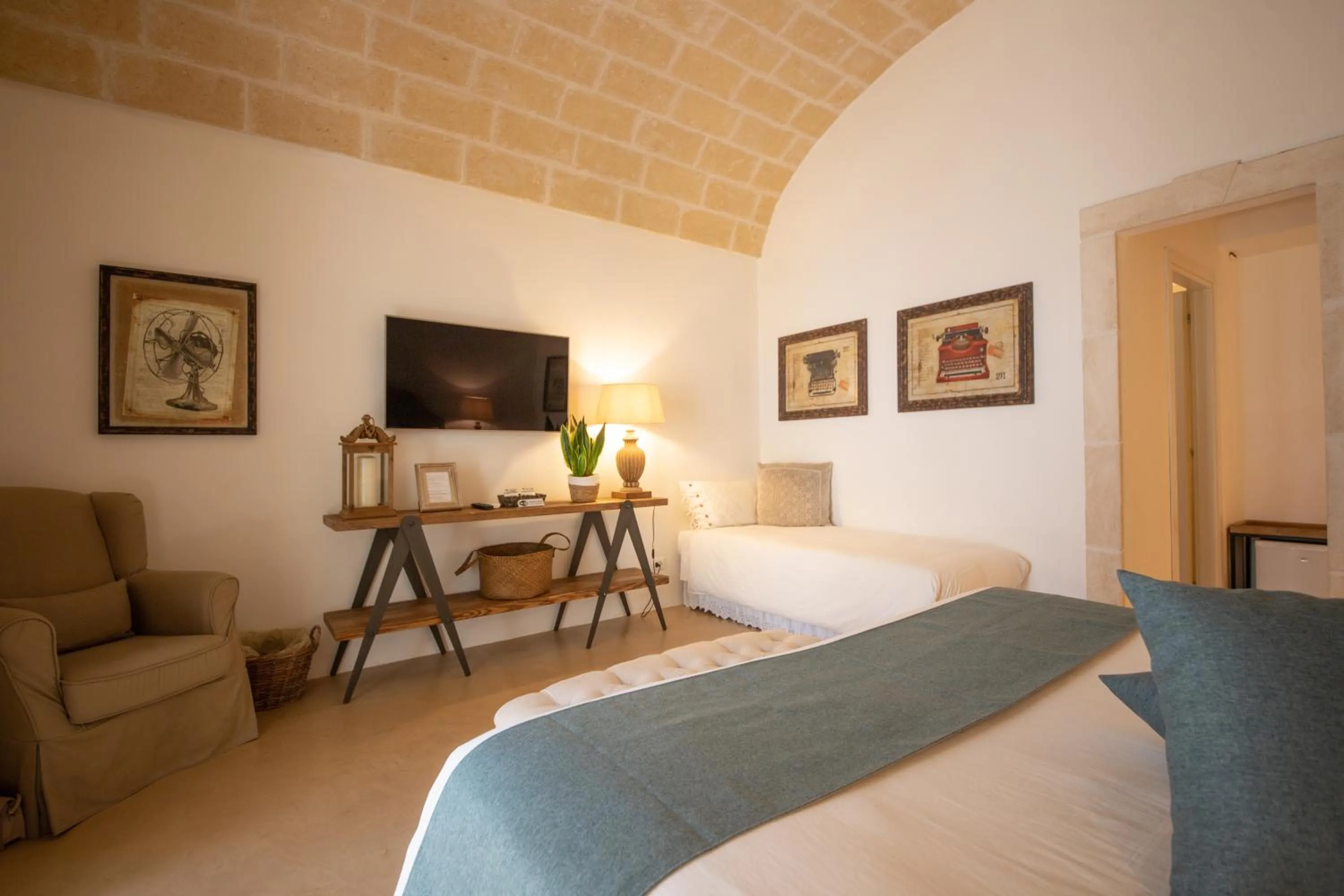 Bed in Masseriola Antiche Fogge by Apulia Hospitality