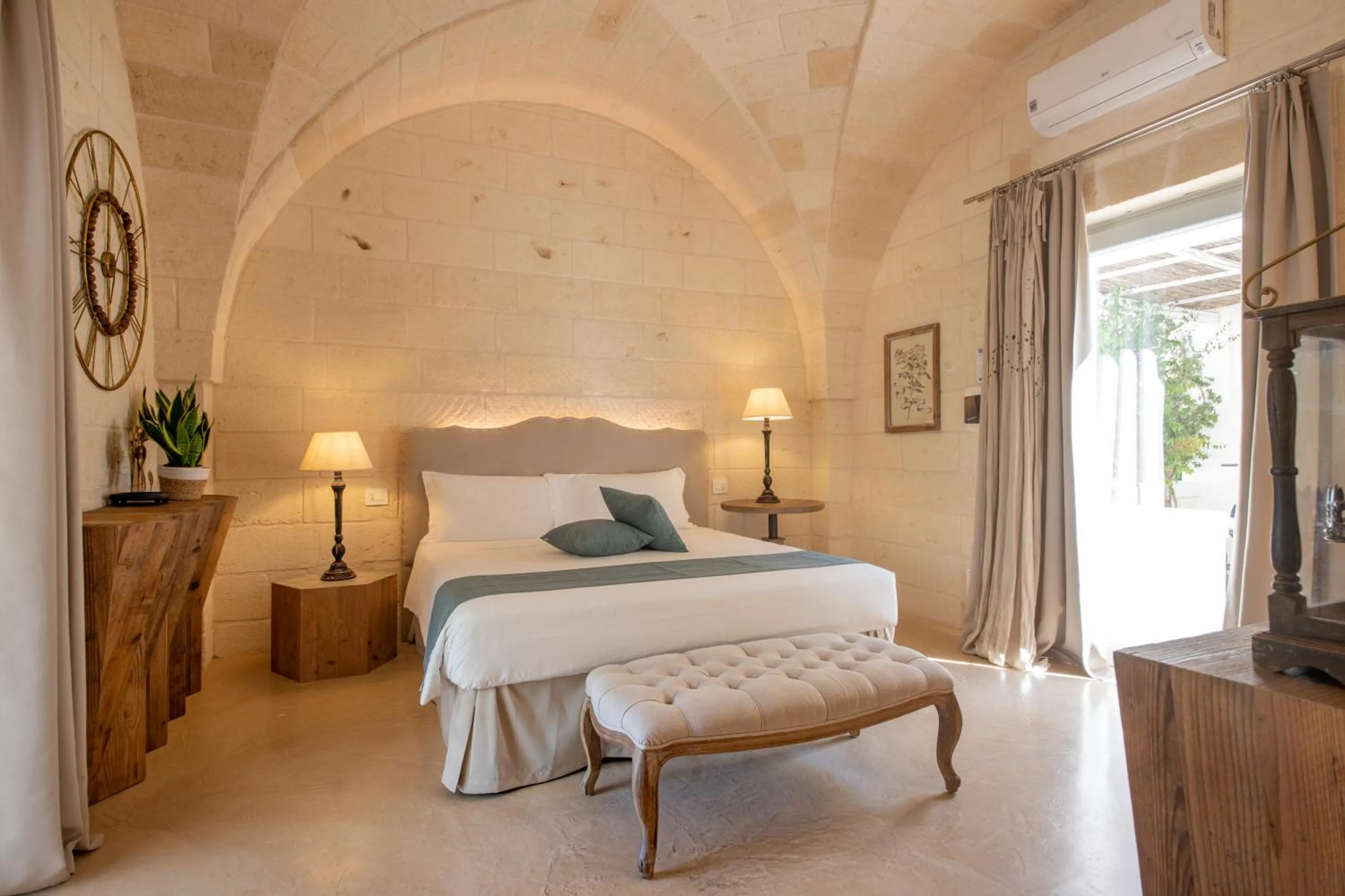 Bedroom, Bed in Masseriola Antiche Fogge by Apulia Hospitality