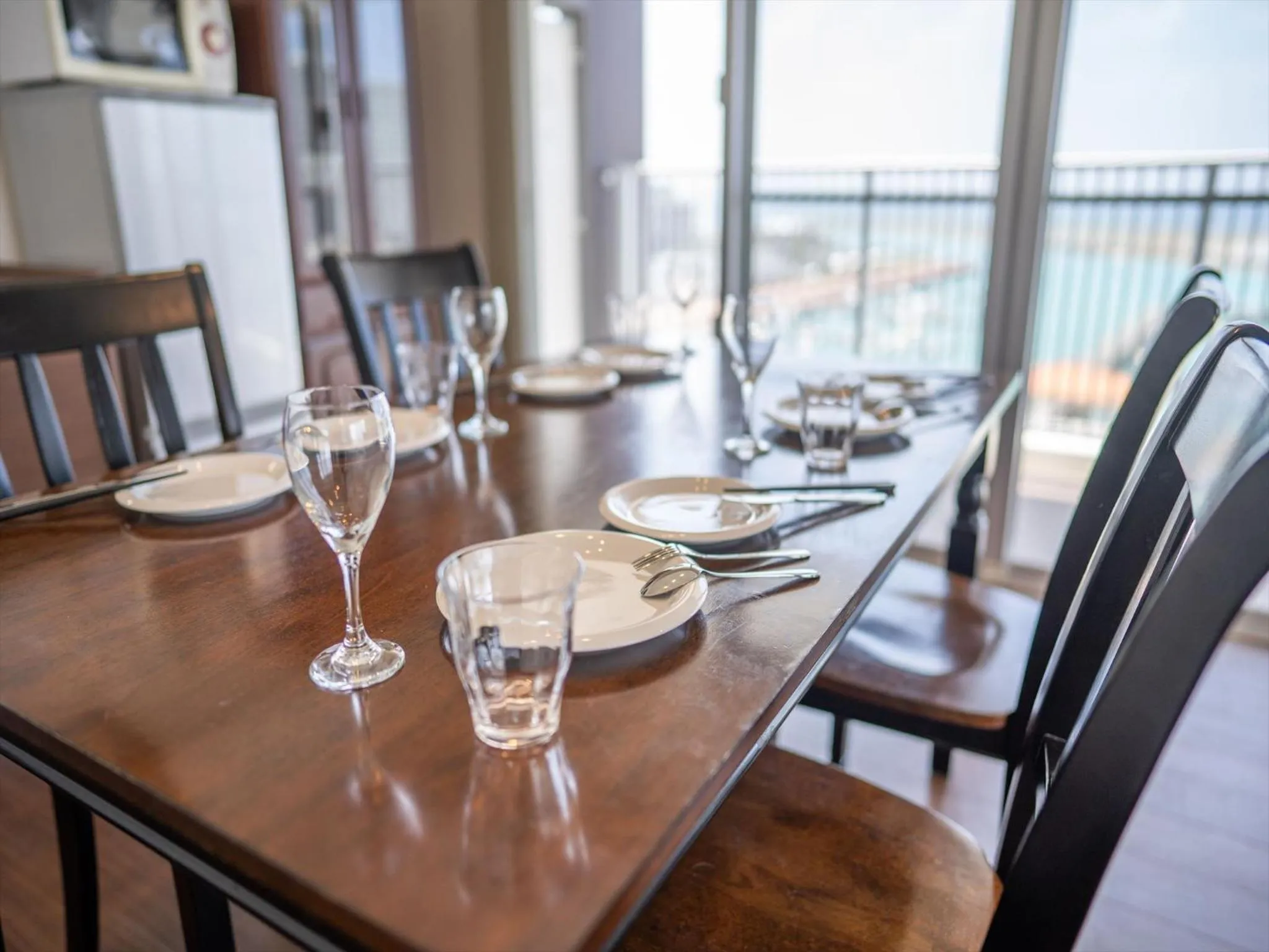 Dining area in Seaside Condominium Rana Chatan