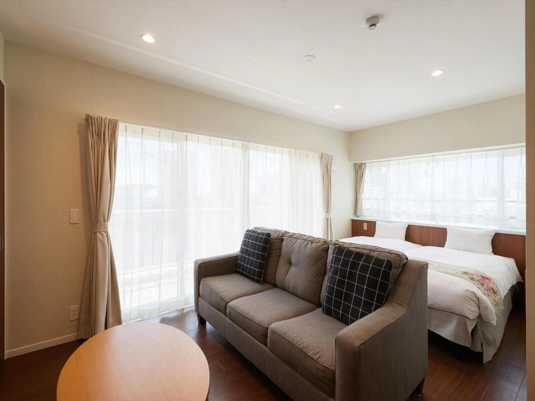 Living room, Bed in Seaside Condominium Rana Chatan