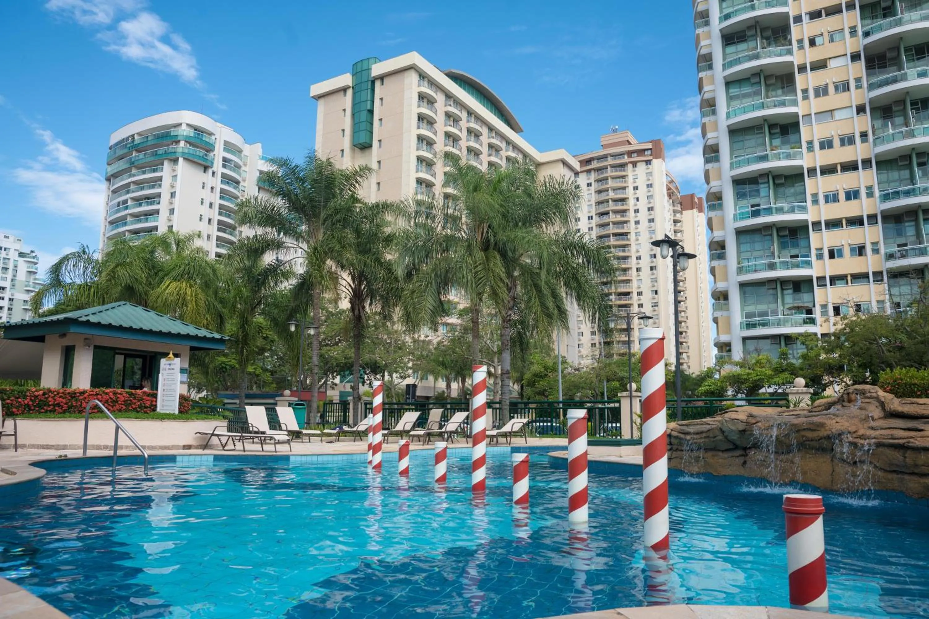 Swimming pool in Plaza Rio Residences - Barra First