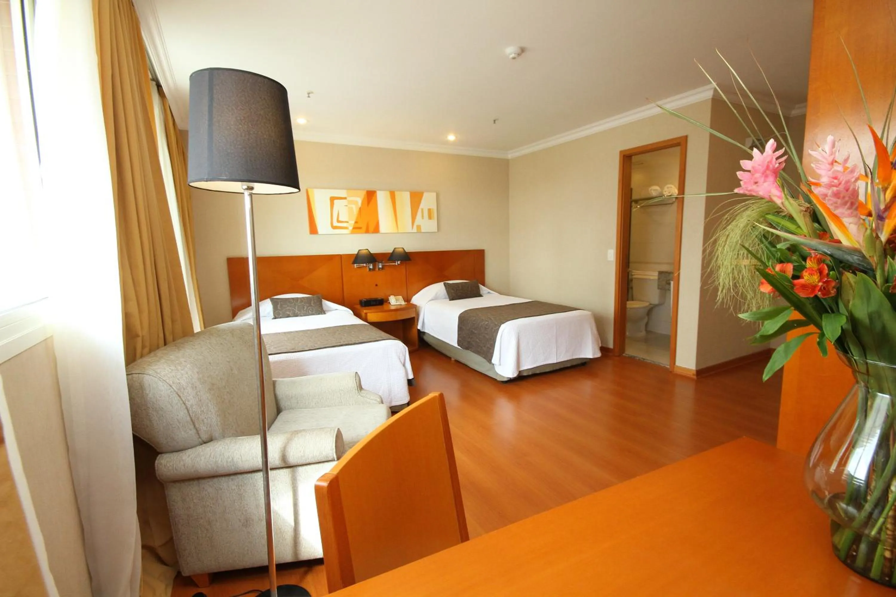Photo of the whole room, Bed in Plaza Rio Residences - Barra First