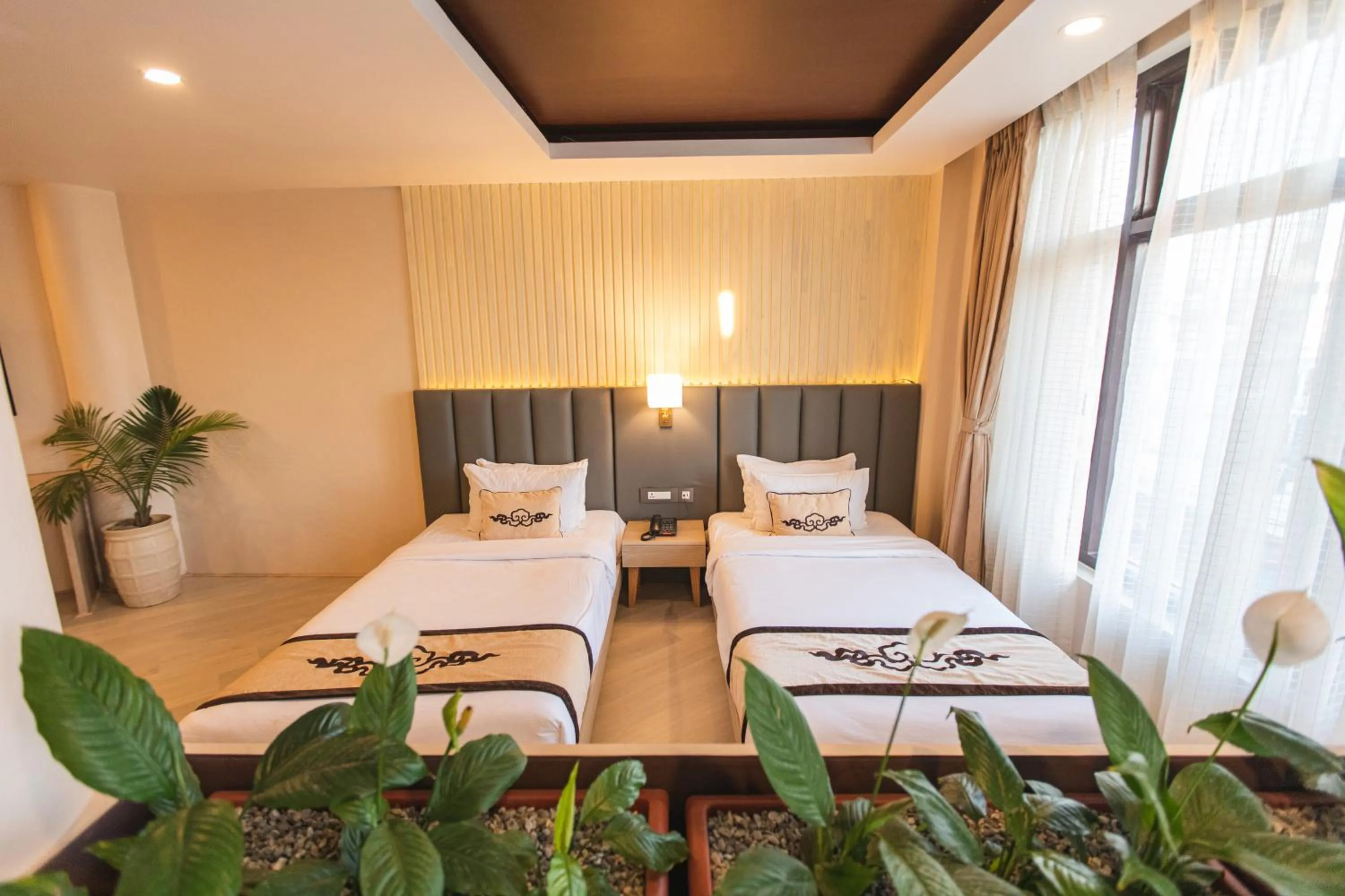 Bed in Lavie Residence and Spa