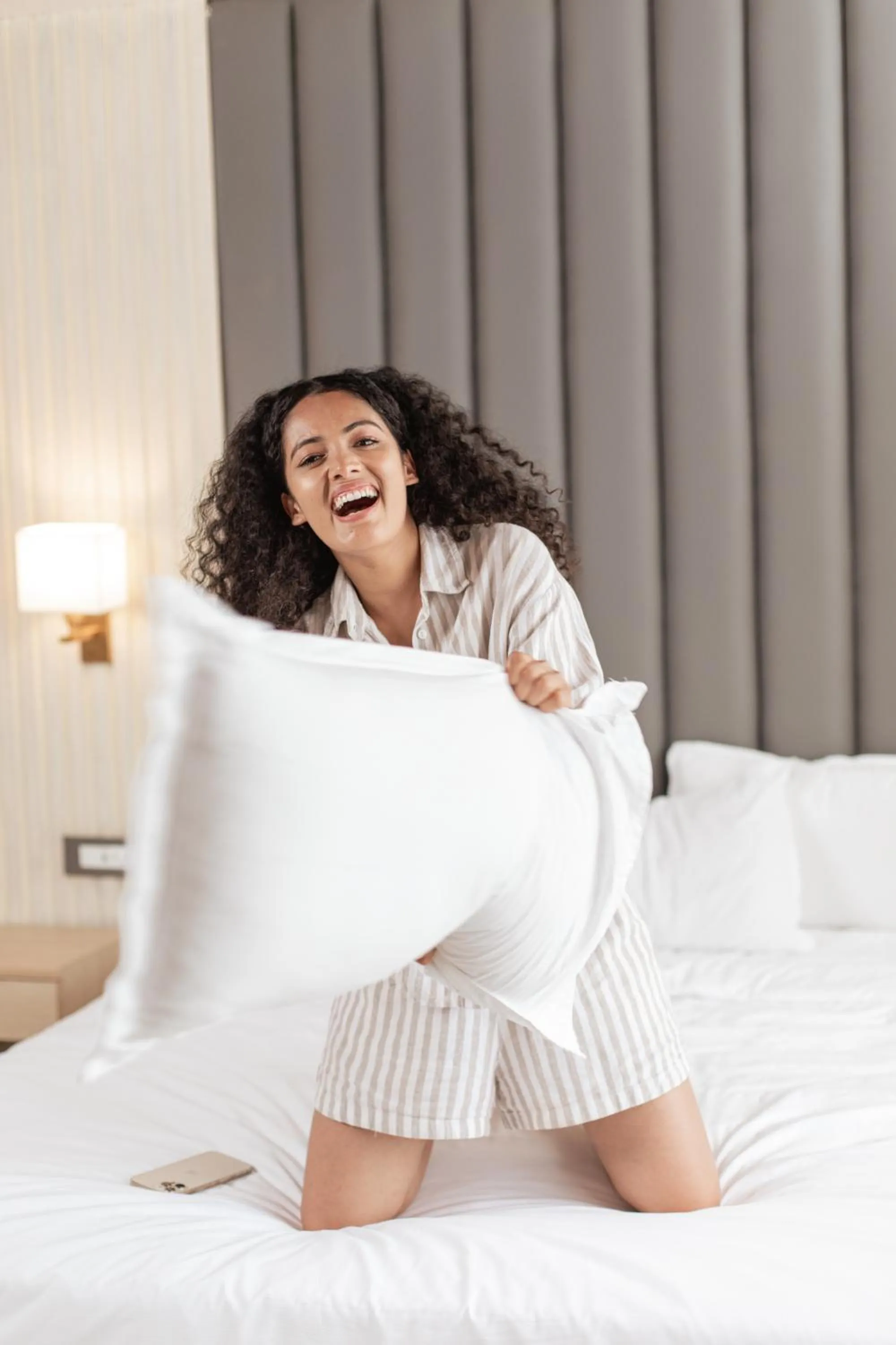 Bed in Lavie Residence and Spa