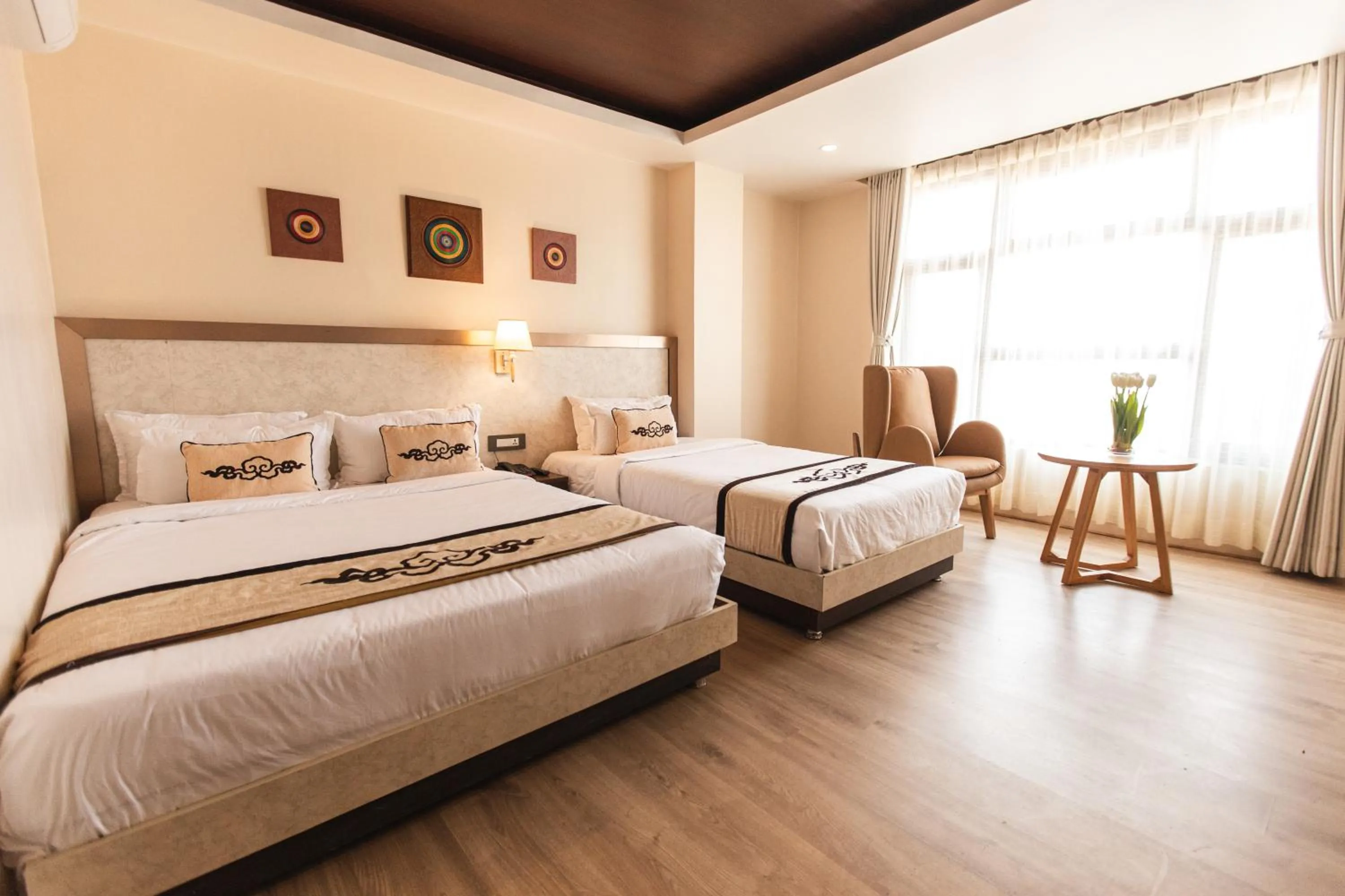 Bed in Lavie Residence and Spa