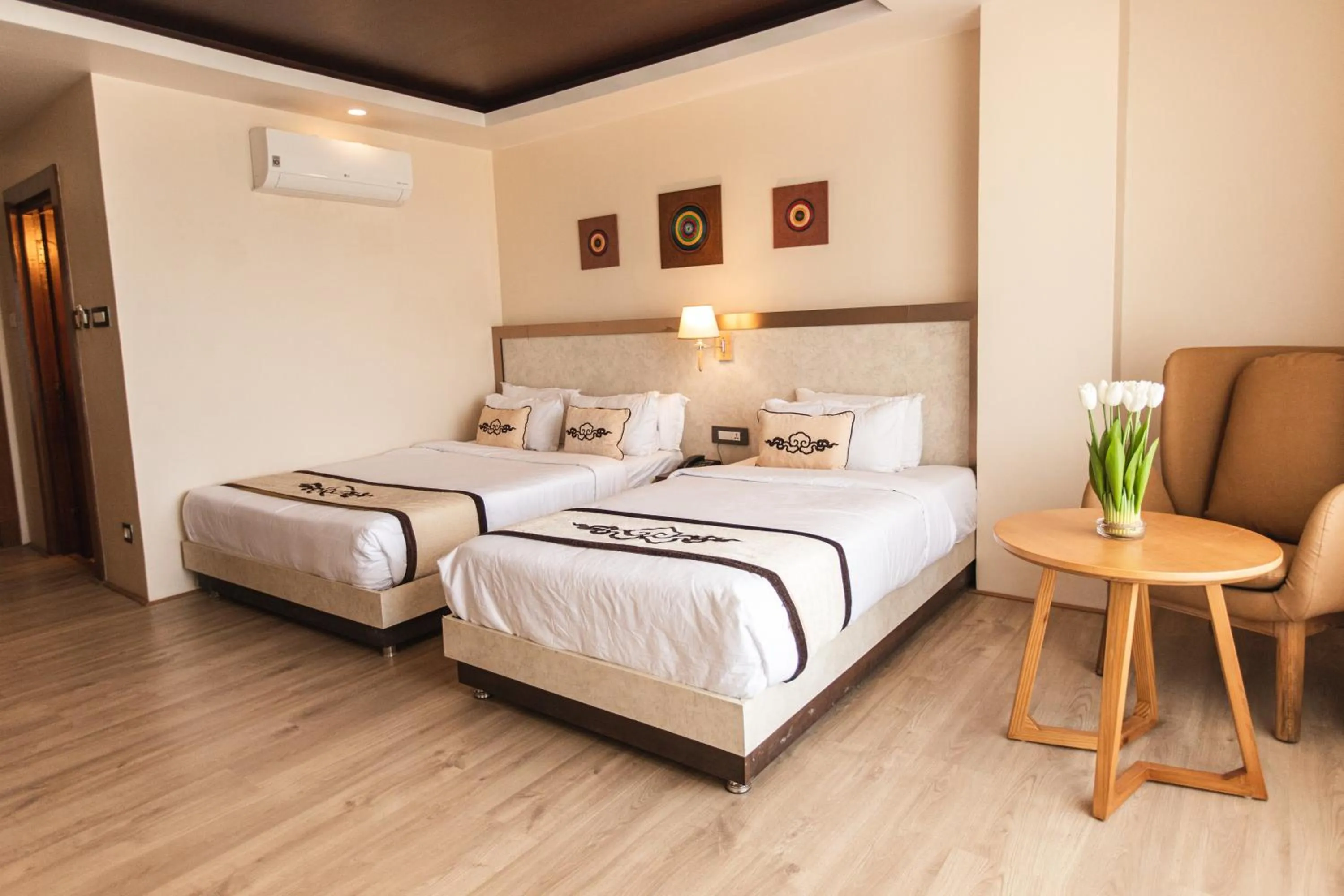 Bed in Lavie Residence and Spa