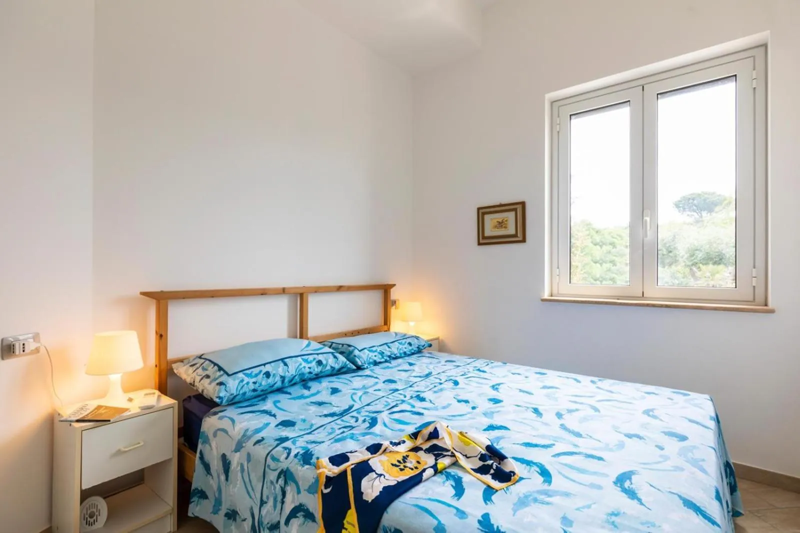 Bed in LUZIA AGRIRESORT - Piscina Idromassaggio con Vista Mare Aperta fino alle ore 23-00