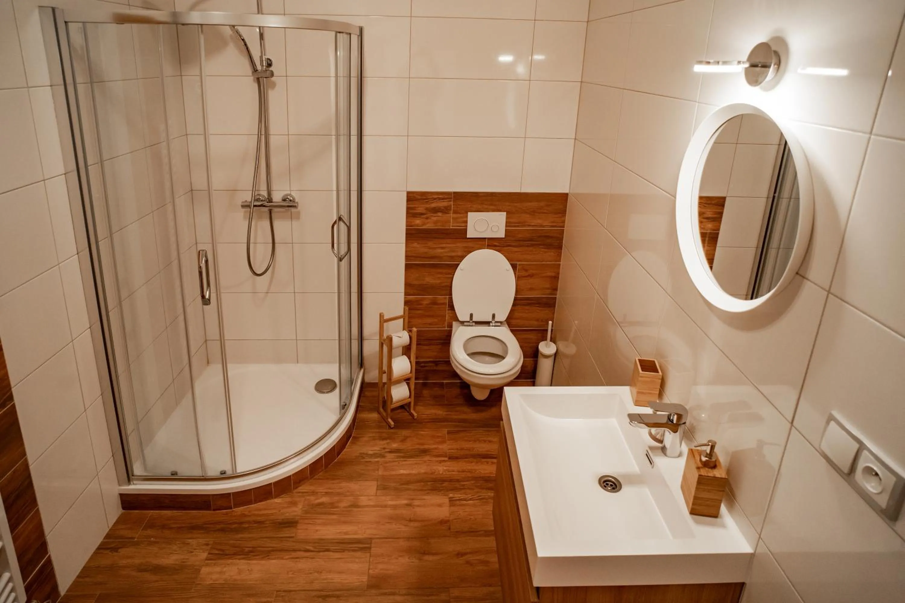 Shower in Apartmany Pisek