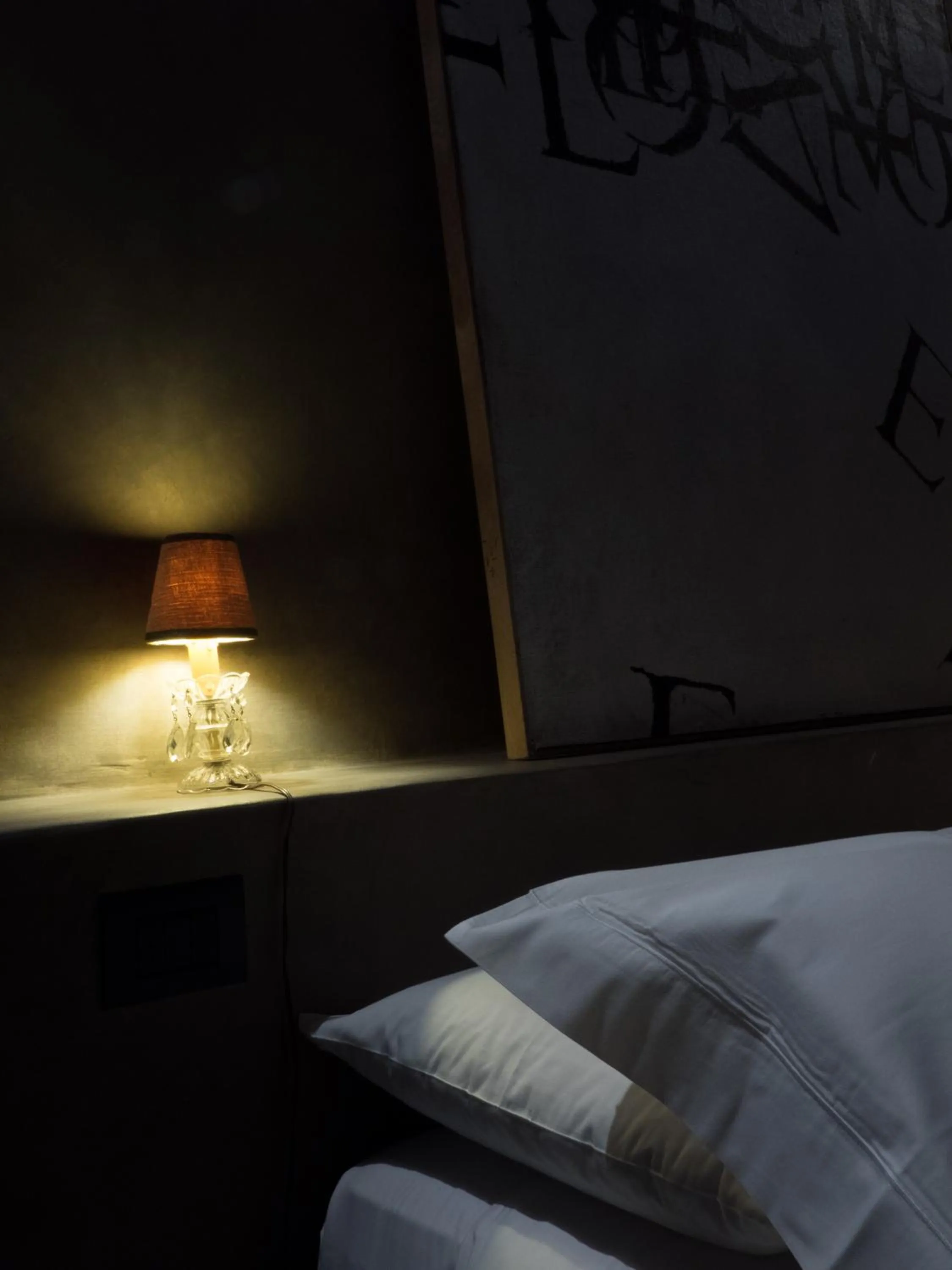 Decorative detail, Bed in Palazzo Albricci Peregrini