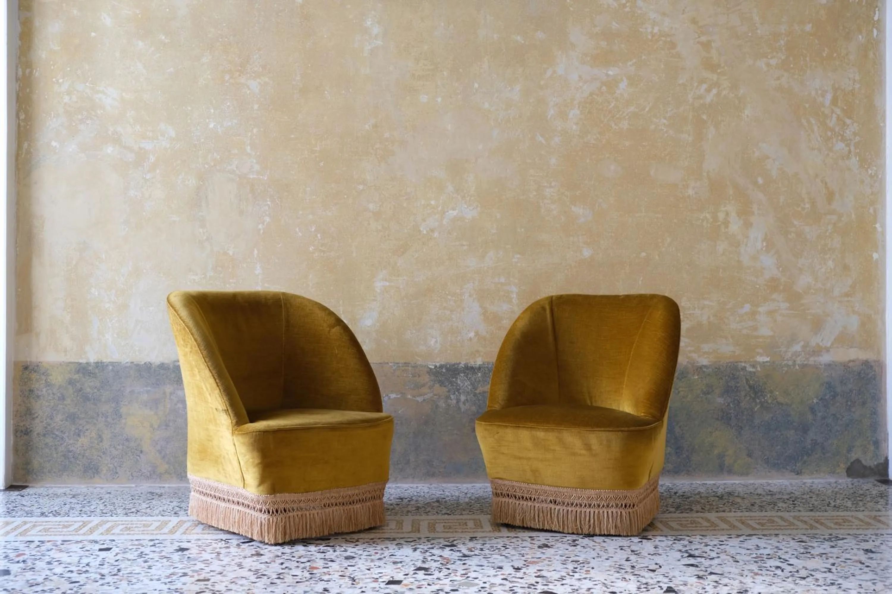 Living room in Palazzo Albricci Peregrini