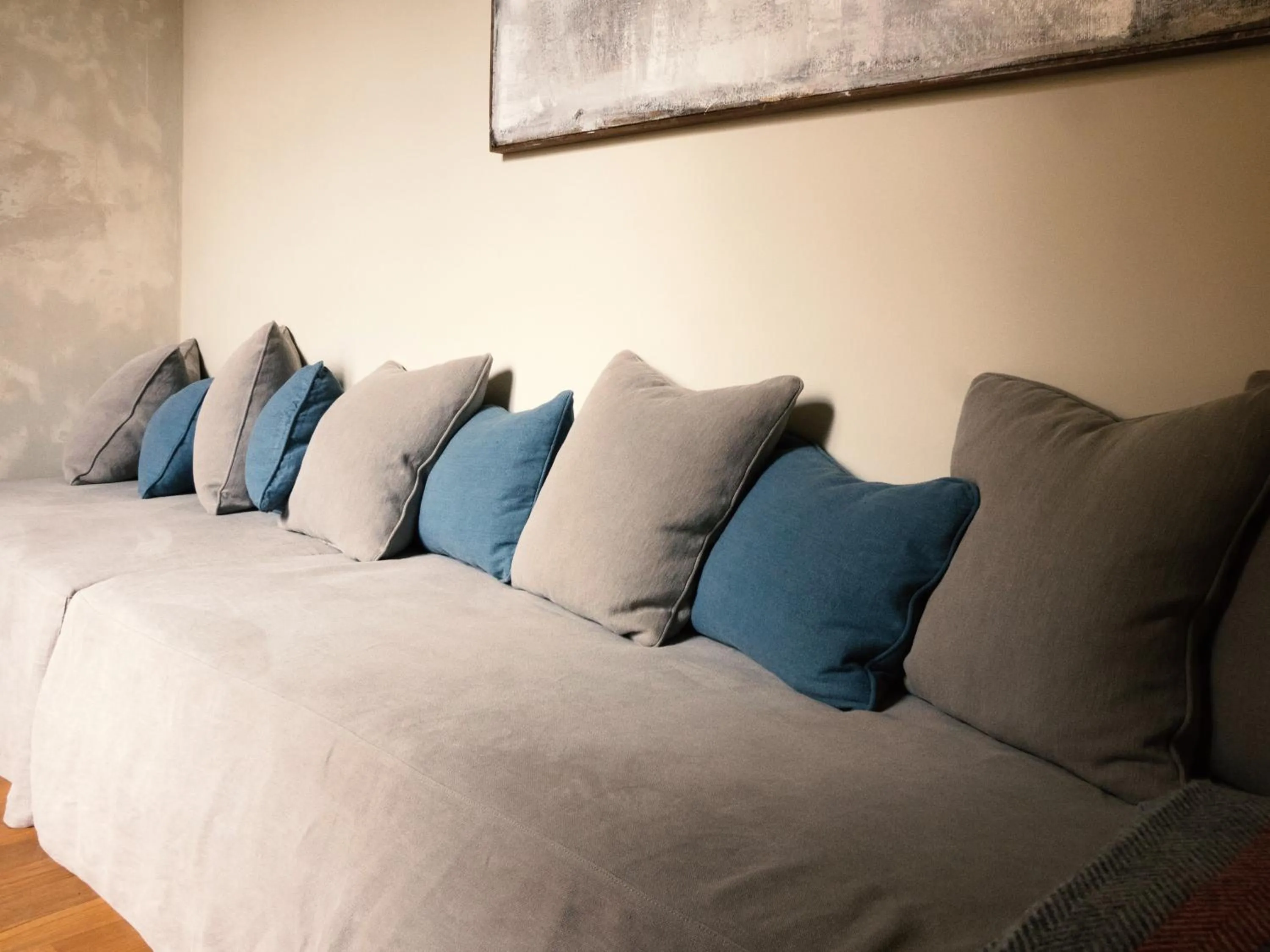 Living room, Bed in Palazzo Albricci Peregrini