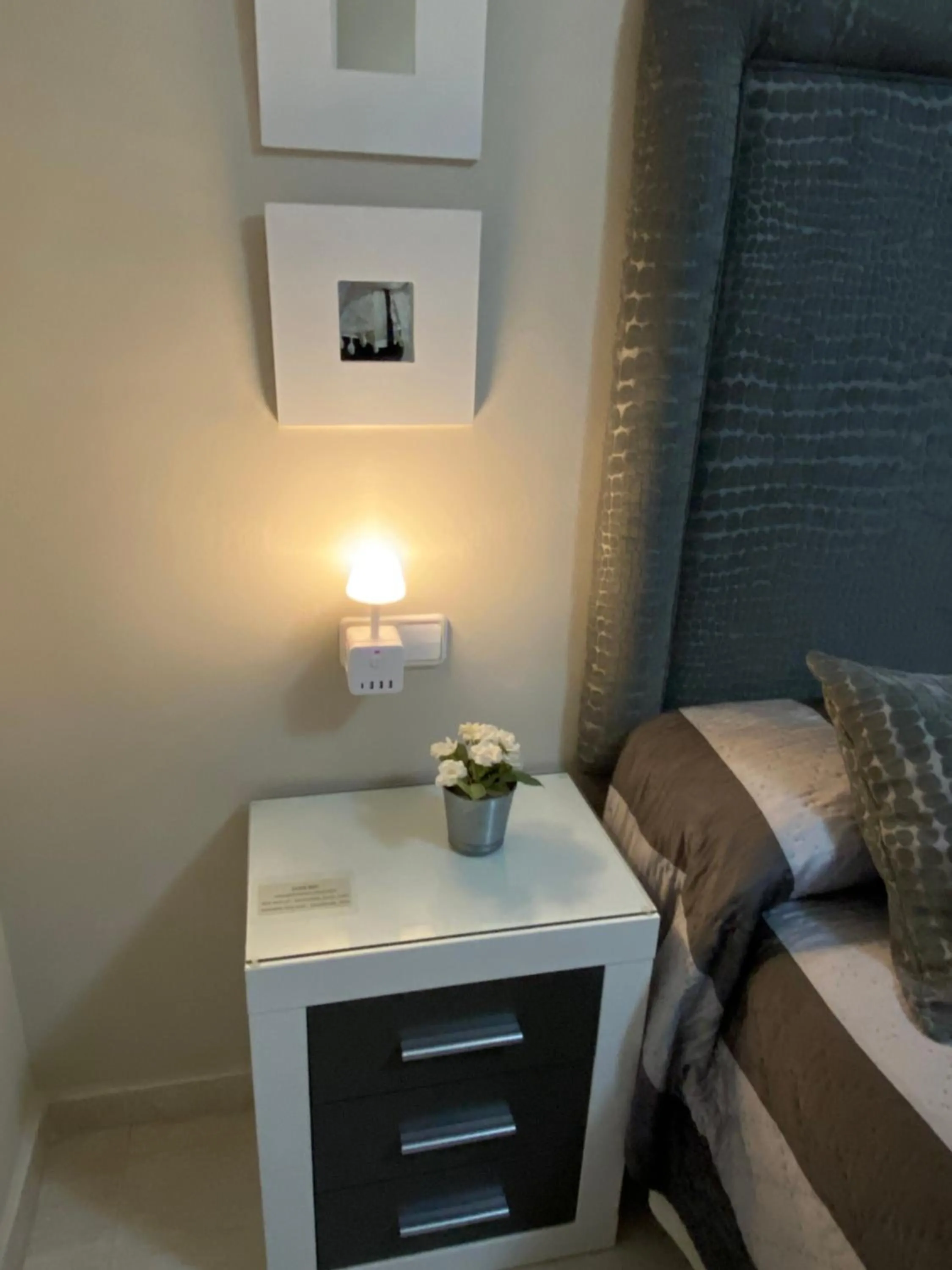 Decorative detail, Bed in Apartamento Nautilus Beach