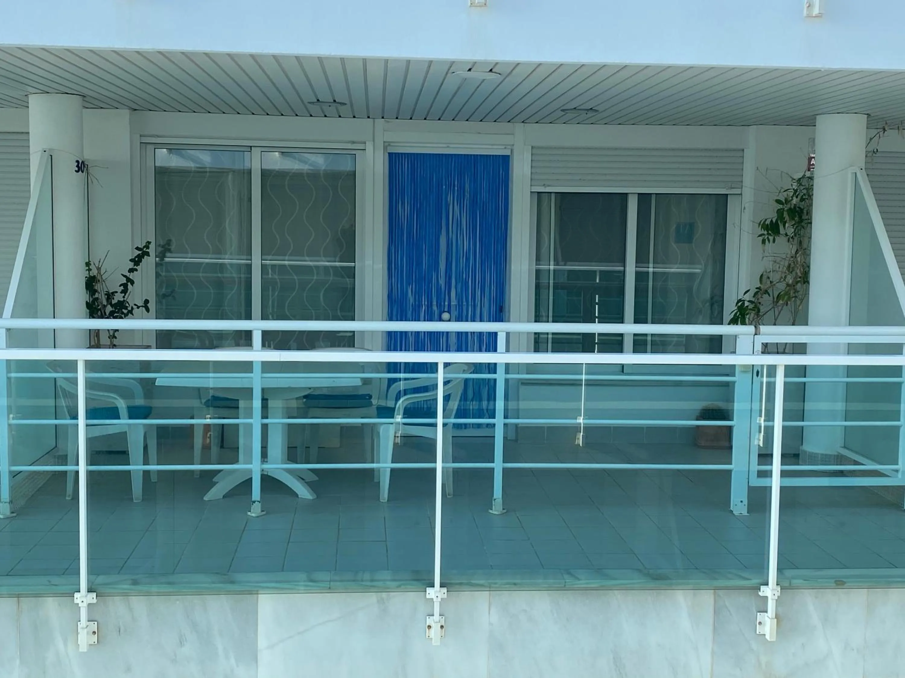 Balcony/Terrace in Apartamento Nautilus Beach
