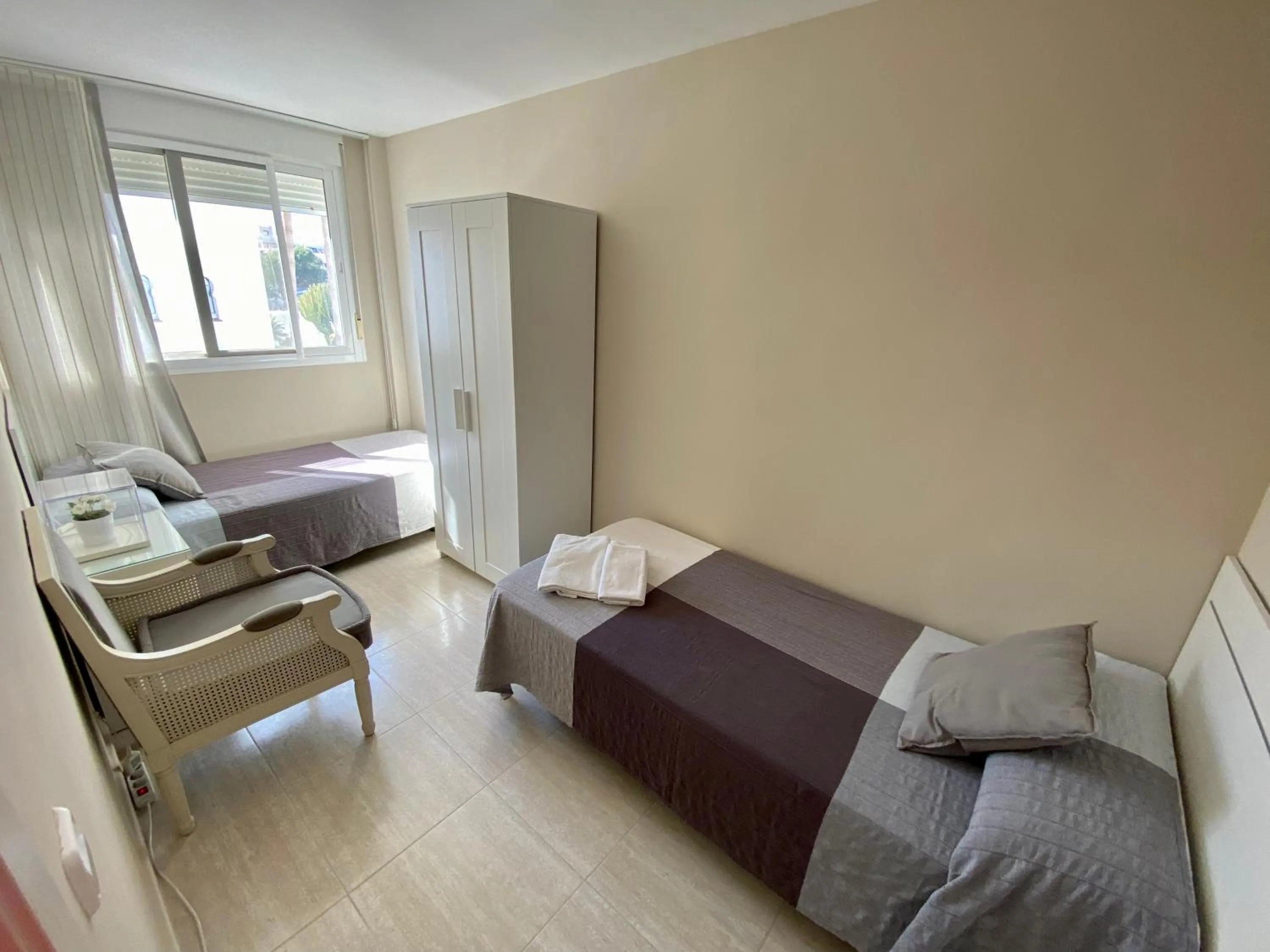 Bed in Apartamento Nautilus Beach